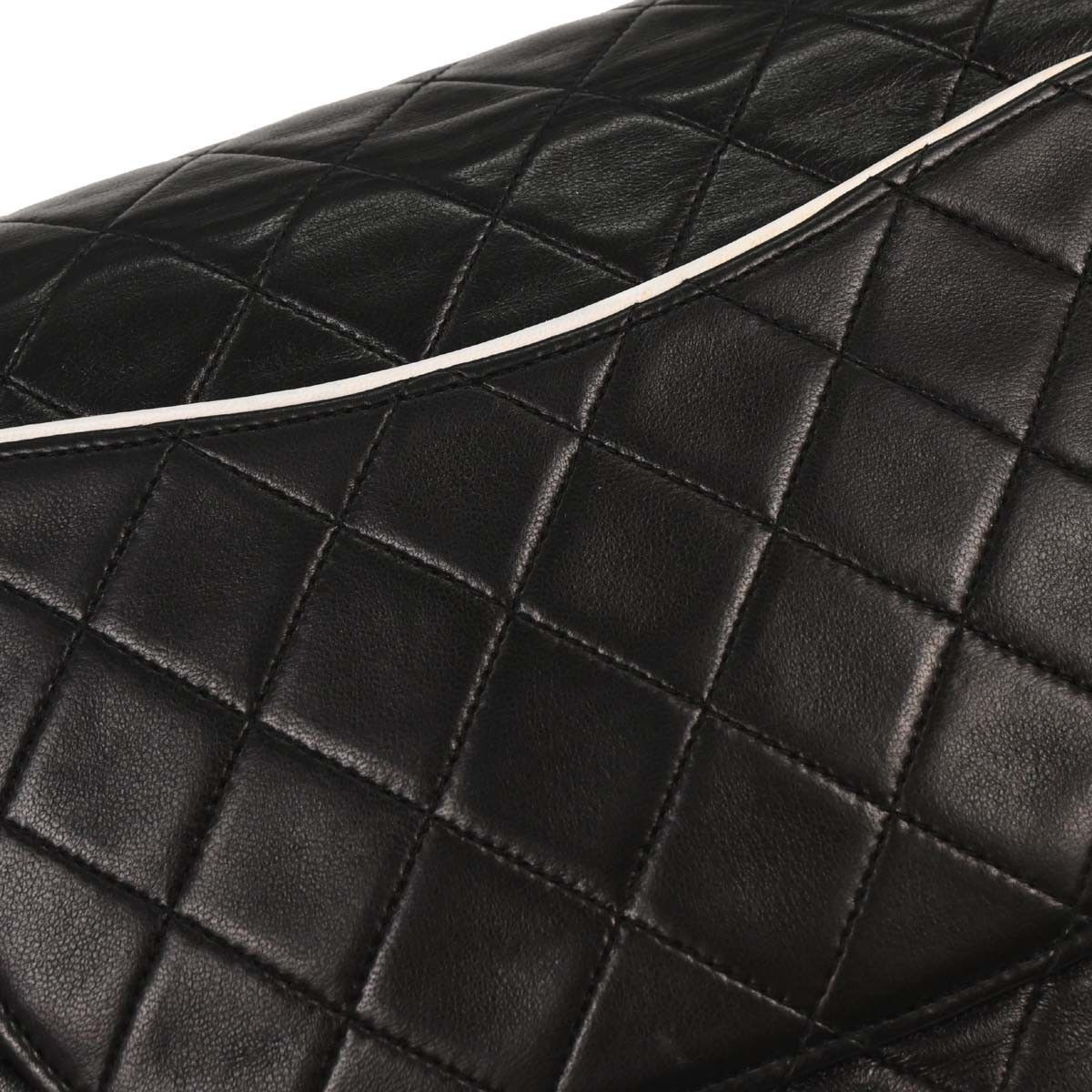 Chanel Chanel Vintage Square CC Flap Bag Quilted Lambskin Size ONE SIZE - 6 Thumbnail