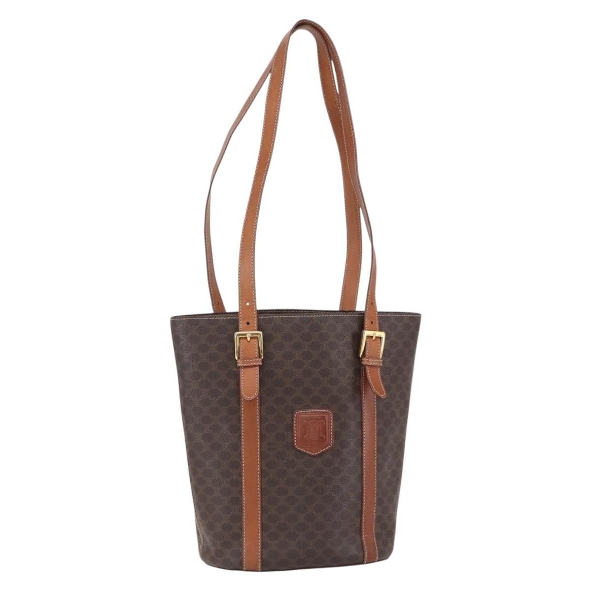 Celine Celine Vintage Macadam Tote bag Canvas and Leather Size ONE SIZE - 22 Thumbnail