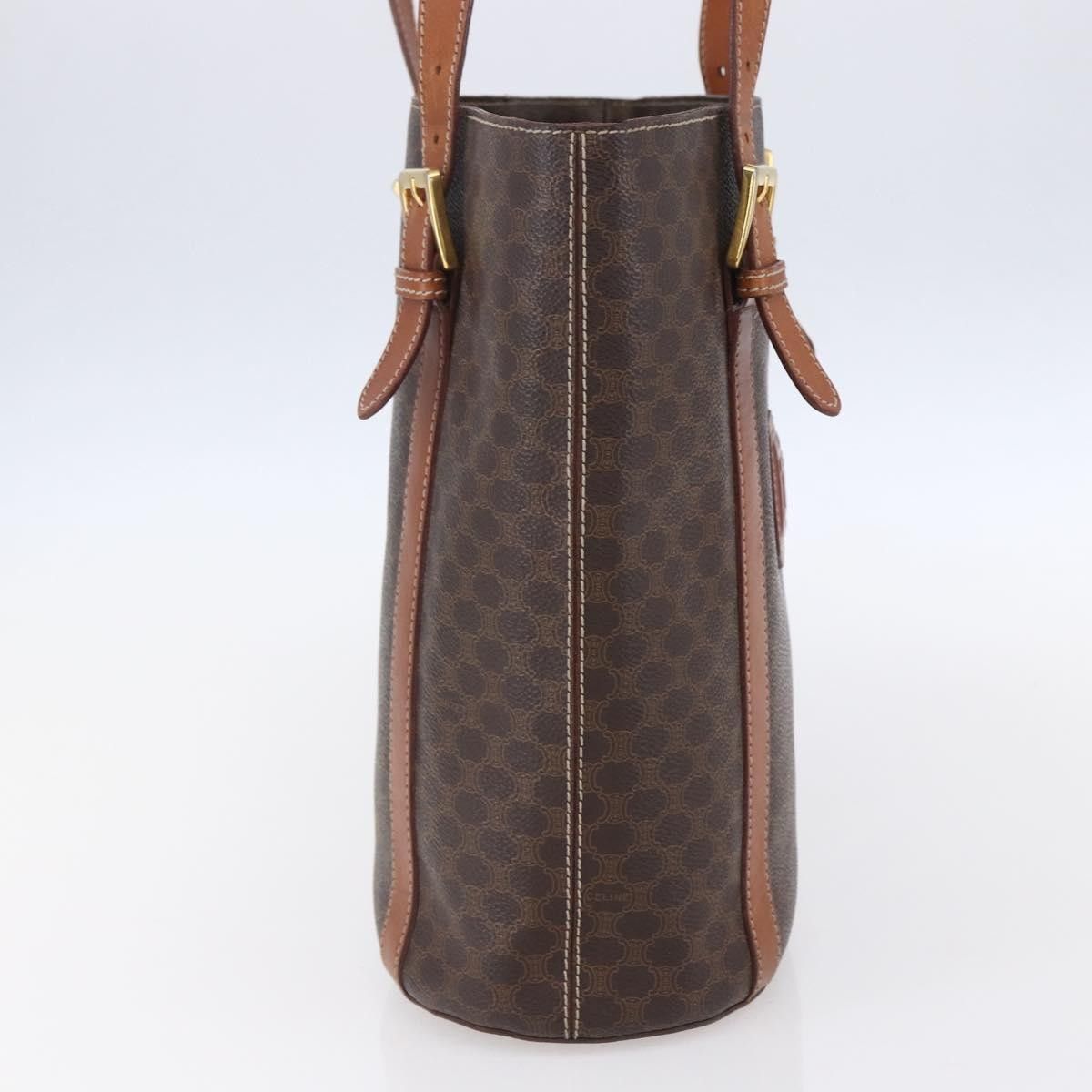 Celine Celine Vintage Macadam Tote bag Canvas and Leather Size ONE SIZE - 3 Thumbnail