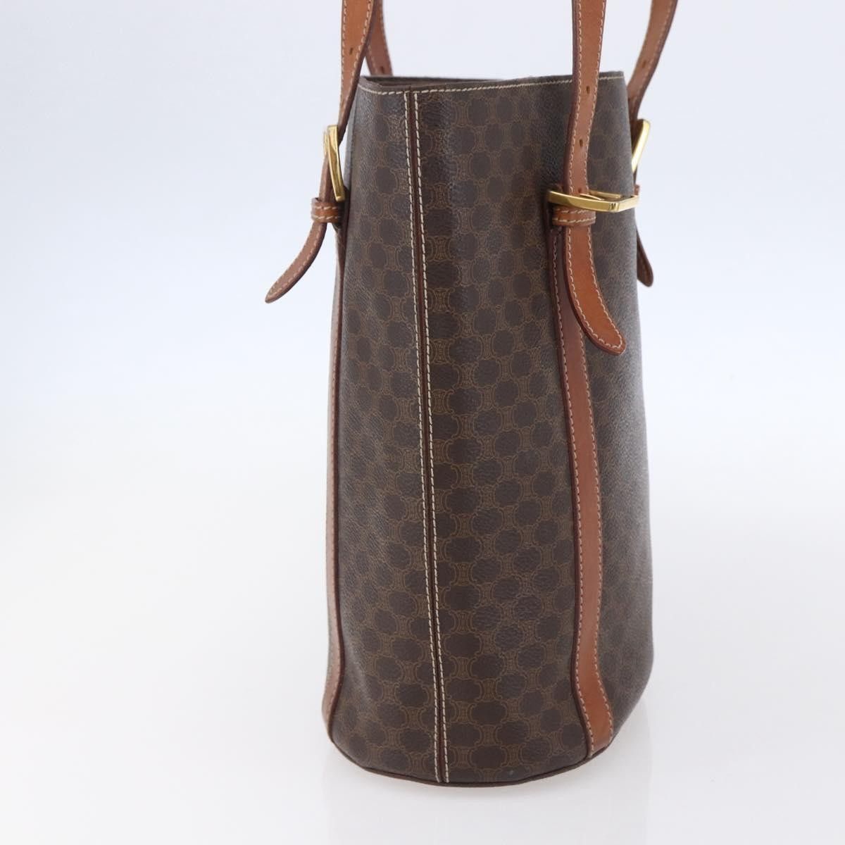 Celine Celine Vintage Macadam Tote bag Canvas and Leather Size ONE SIZE - 4 Thumbnail