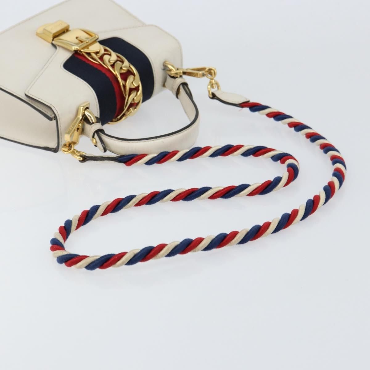 Gucci Gucci Sylvie Top Handle Bag Leather Size ONE SIZE - 8 Thumbnail