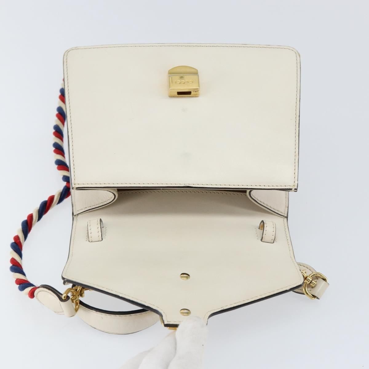 Gucci Gucci Sylvie Top Handle Bag Leather Size ONE SIZE - 21 Thumbnail