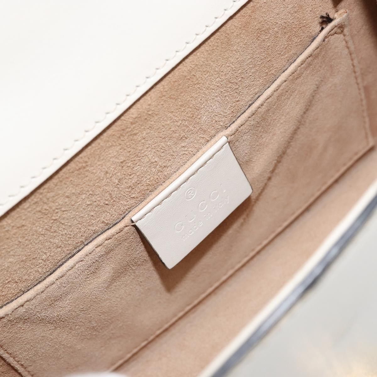 Gucci Gucci Sylvie Top Handle Bag Leather Size ONE SIZE - 6 Thumbnail