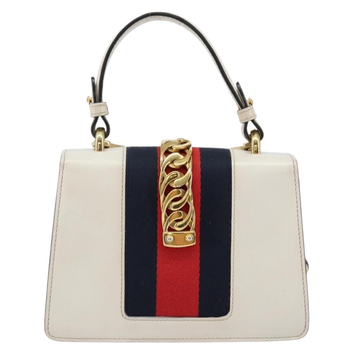 Gucci Gucci Sylvie Top Handle Bag Leather Size ONE SIZE - 2 Thumbnail