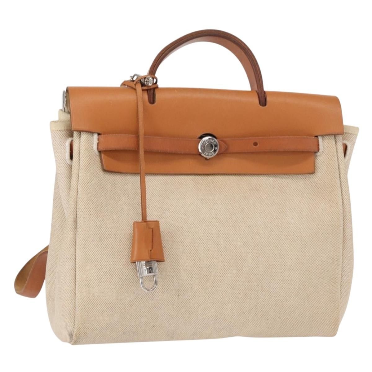 Hermes Hermes Herbag A Dos Backpack Toile Size ONE SIZE - 21 Thumbnail