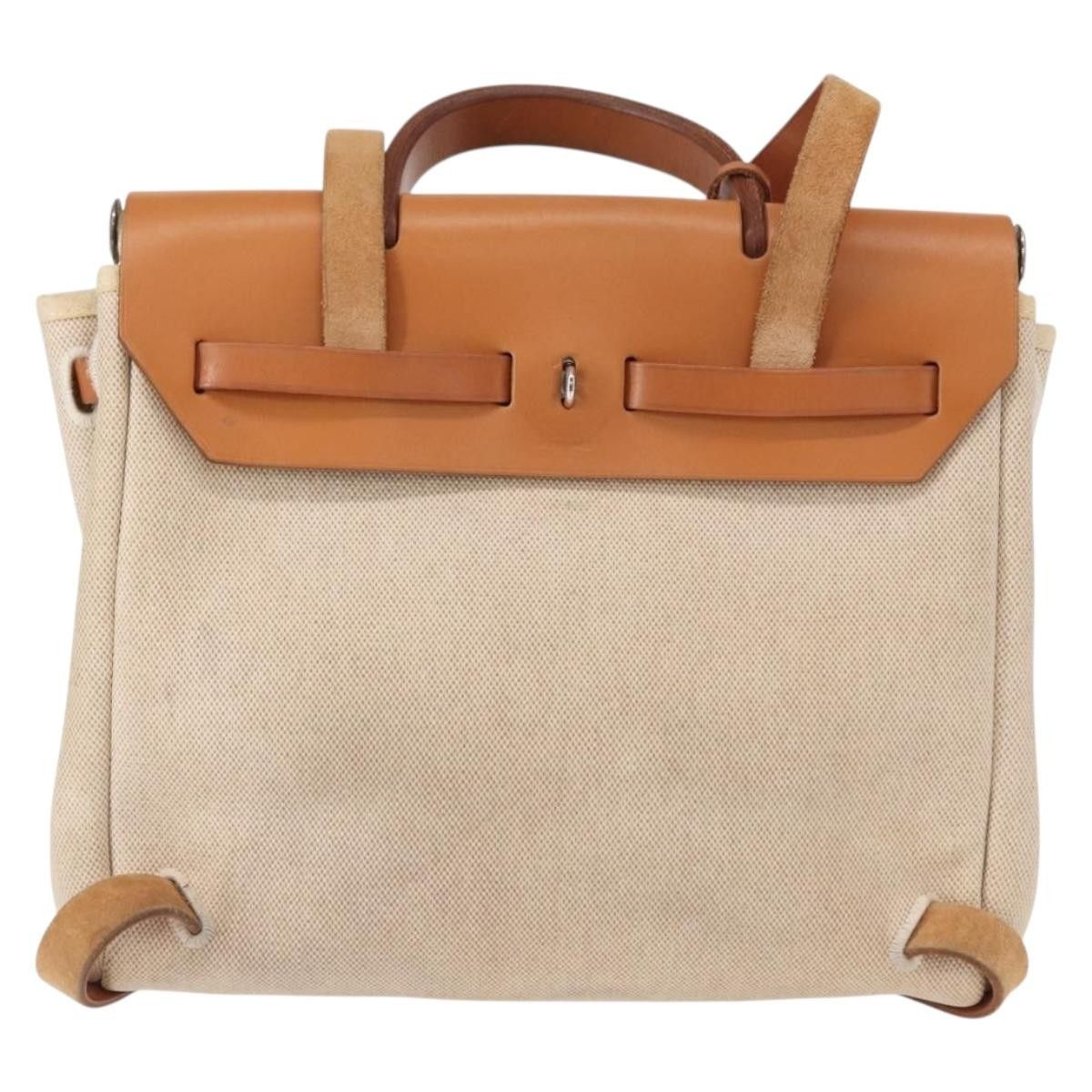 Hermes Hermes Herbag A Dos Backpack Toile Size ONE SIZE - 2 Thumbnail