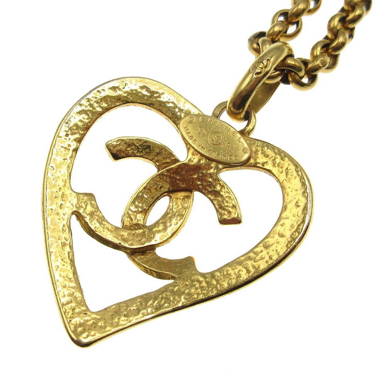 Chanel Chanel CC Heart Pendant Metal Size ONE SIZE - 3 Thumbnail