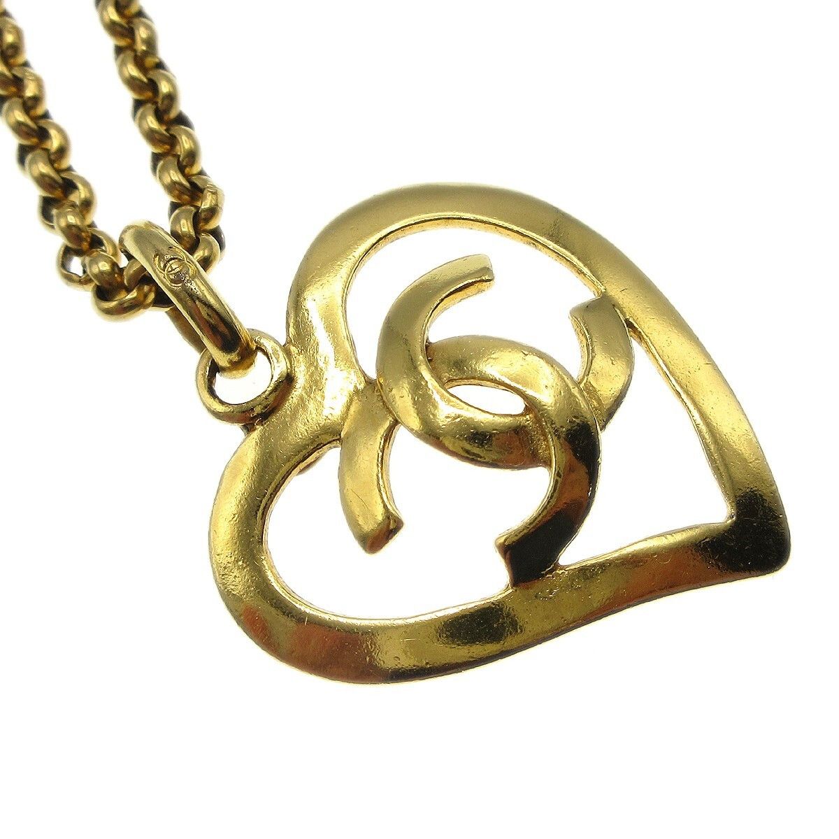 Chanel Chanel CC Heart Pendant Metal Size ONE SIZE - 3 Thumbnail