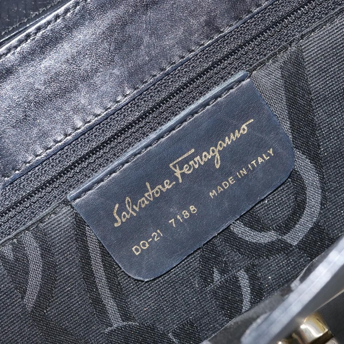 Salvatore Ferragamo Salvatore Ferragamo Vintage Handbag Leather Size ONE SIZE - 6 Thumbnail