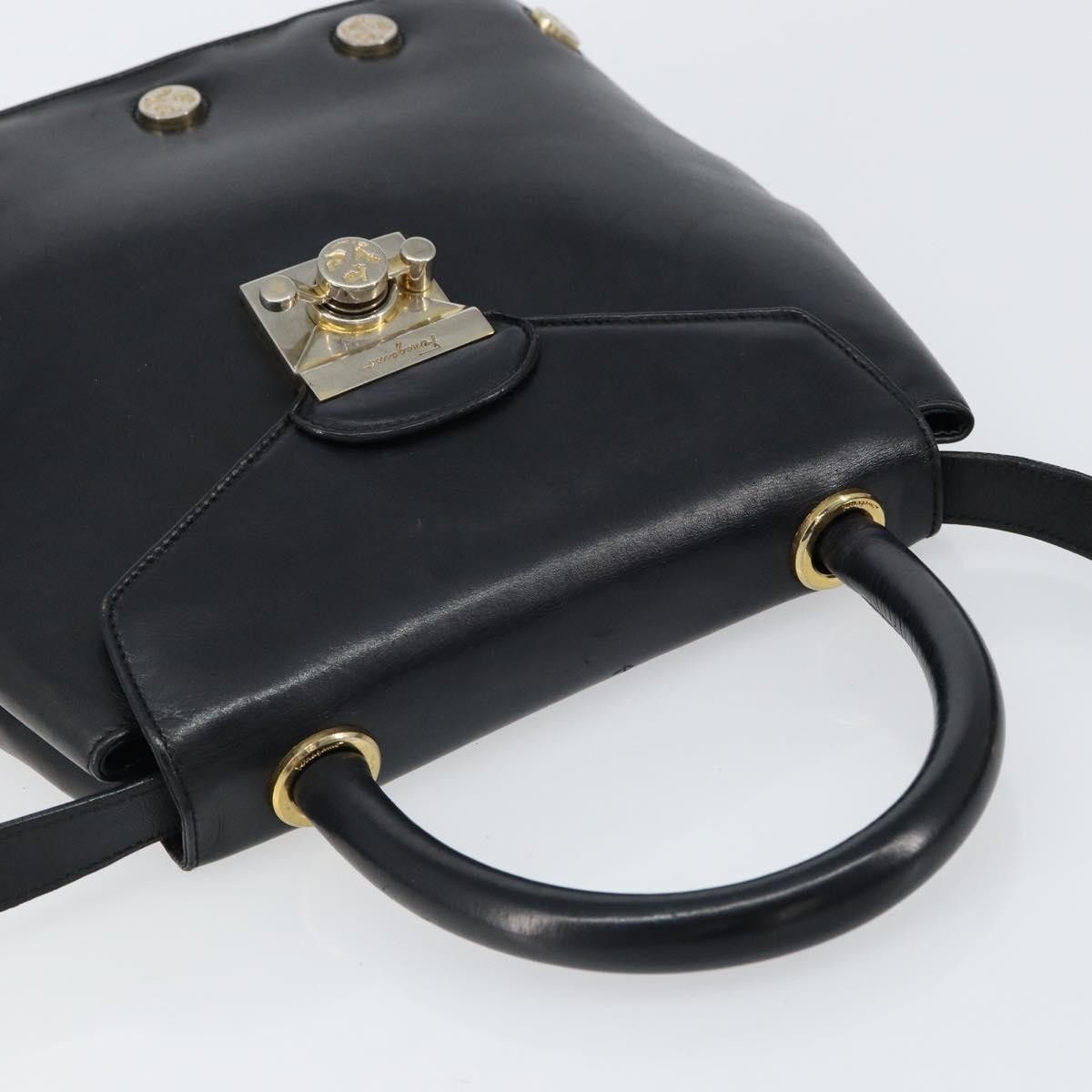 Salvatore Ferragamo Salvatore Ferragamo Vintage Handbag Leather Size ONE SIZE - 16 Thumbnail