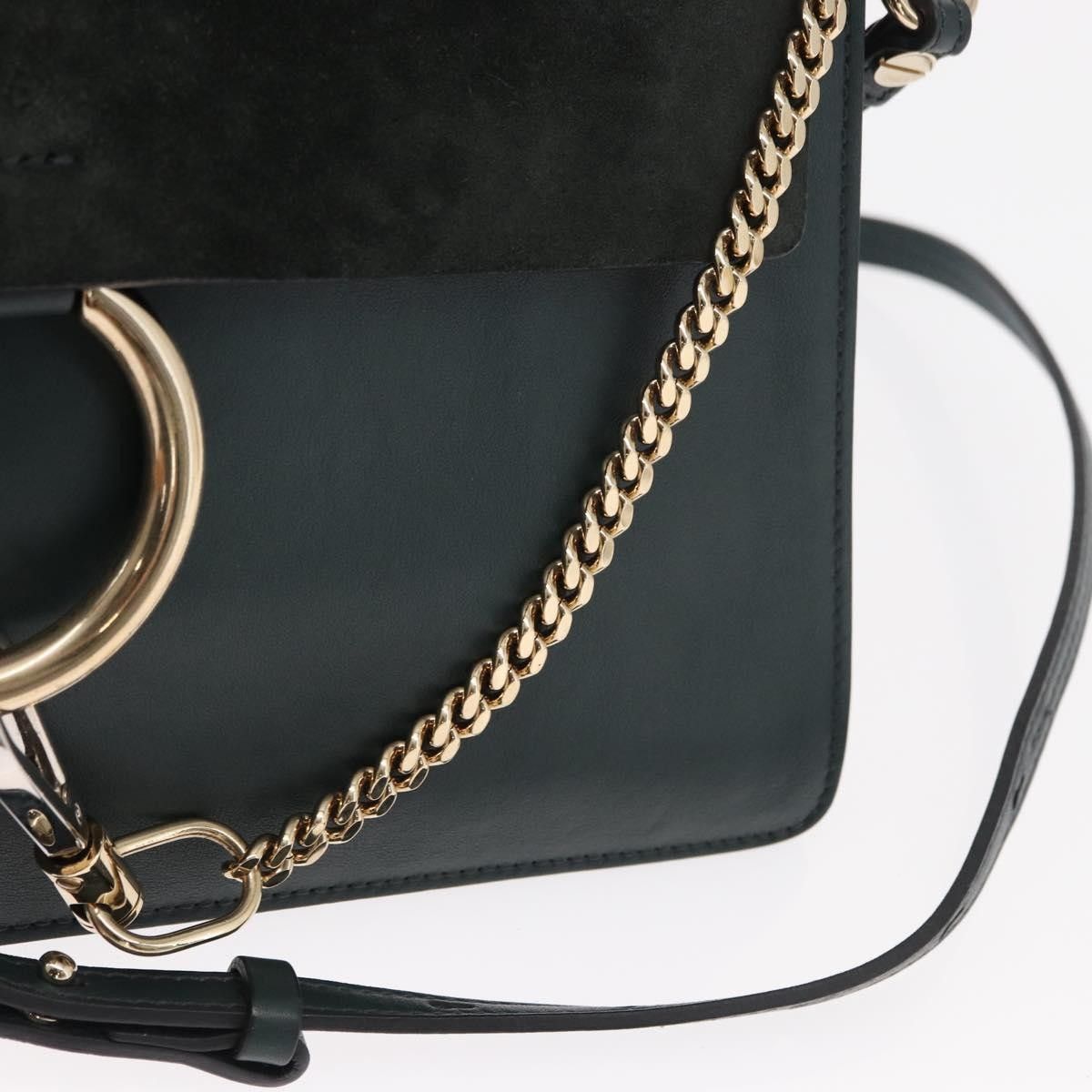Chloe Chloe Faye Shoulder Bag Leather and Suede Size ONE SIZE - 13 Thumbnail