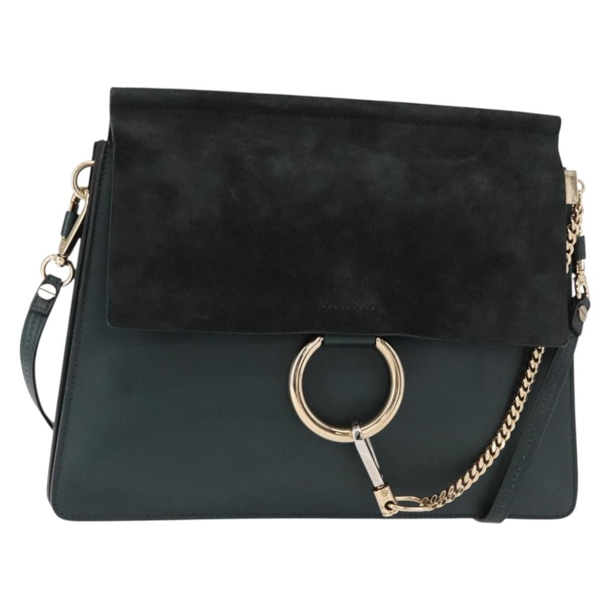 Chloe Chloe Faye Shoulder Bag Leather and Suede Size ONE SIZE - 18 Thumbnail