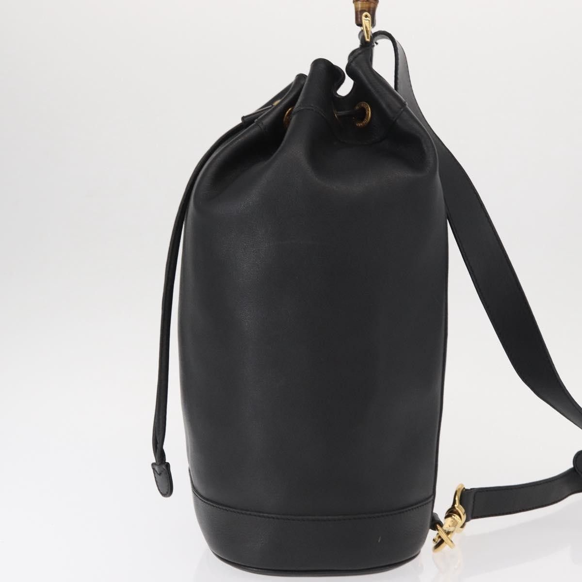 Gucci Gucci Vintage Bamboo Sling Backpack Leather Size ONE SIZE - 3 Thumbnail