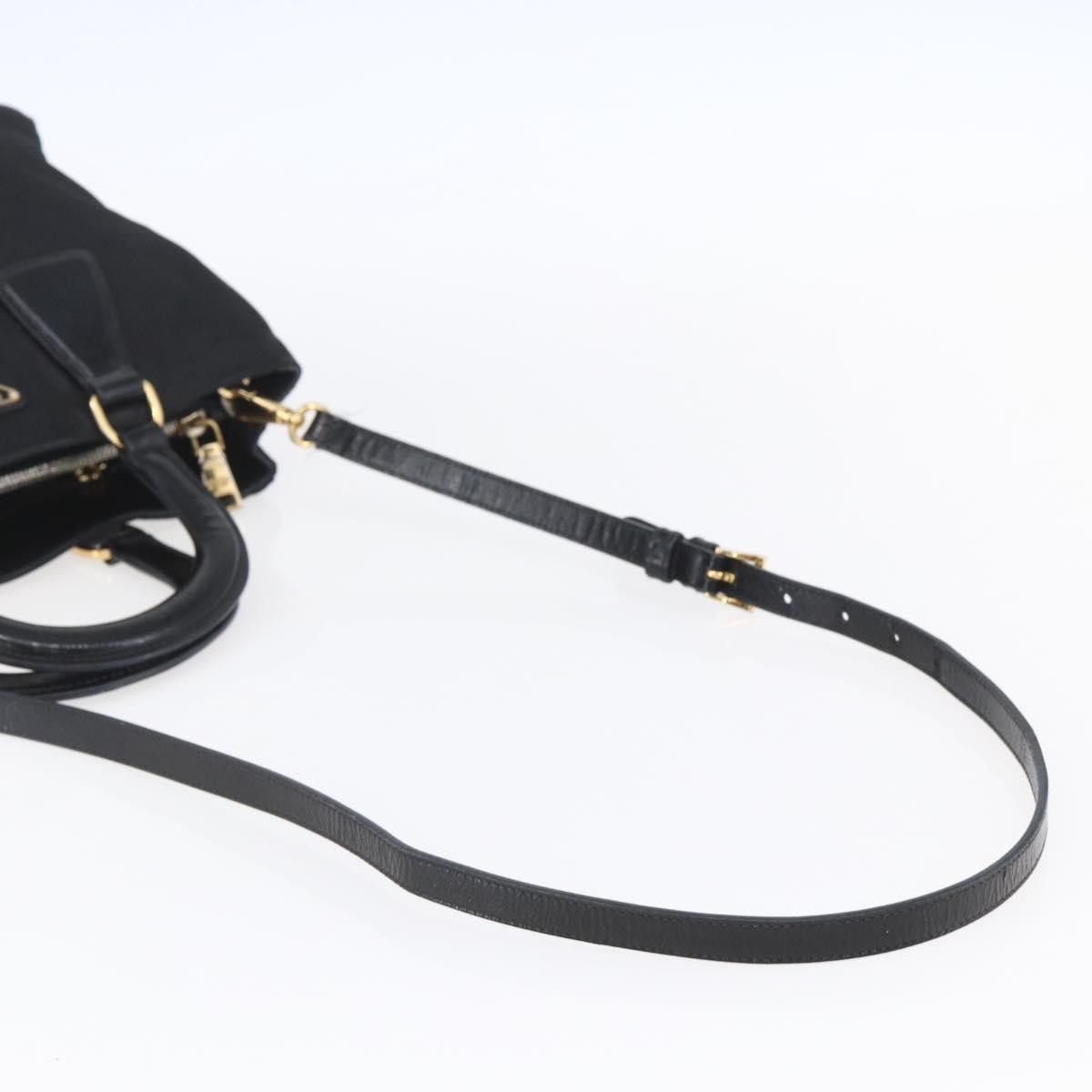 Prada Prada Convertible Top Handle Tote Tessuto with Vernice Saffiano Leather Size ONE SIZE - 14 Thumbnail
