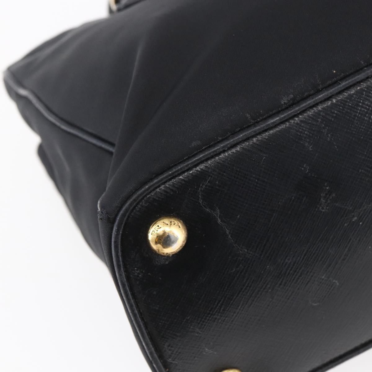 Prada Prada Convertible Top Handle Tote Tessuto with Vernice Saffiano Leather Size ONE SIZE - 11 Thumbnail