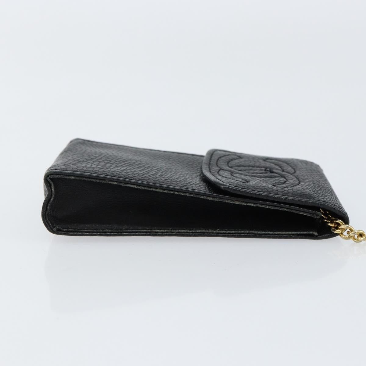 Chanel Chanel Vintage CC Phone Holder Crossbody Bag Caviar Size ONE SIZE - 3 Thumbnail