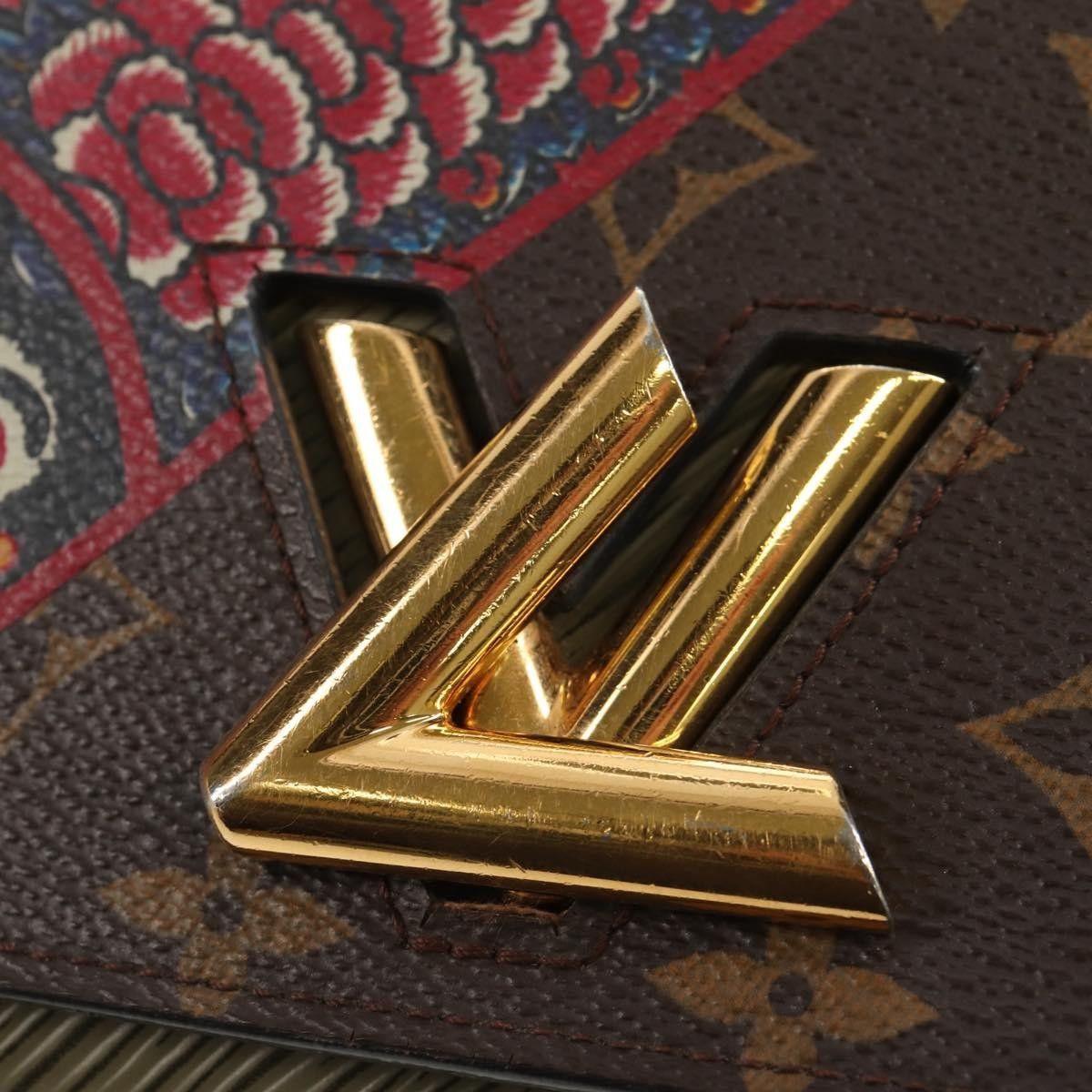 Louis Vuitton Louis Vuitton Twist Chain Wallet Limited Edition Kabuki Stickers Monogram Canvas Size ONE SIZE - 13 Thumbnail