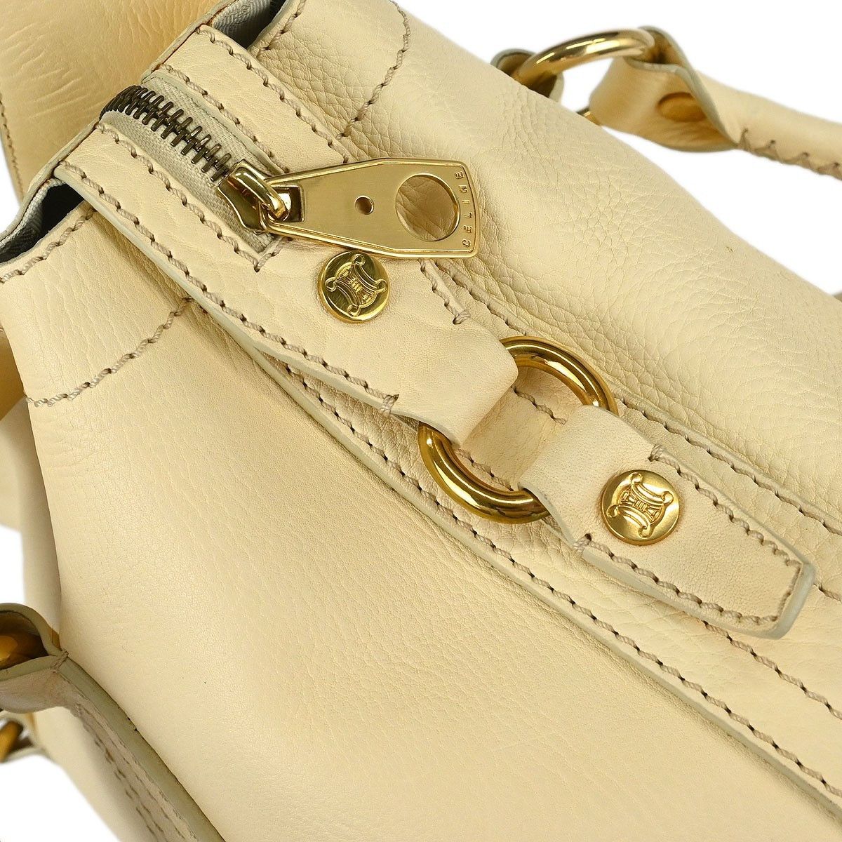 Celine Celine Handbag Leather Size ONE SIZE - 6 Thumbnail