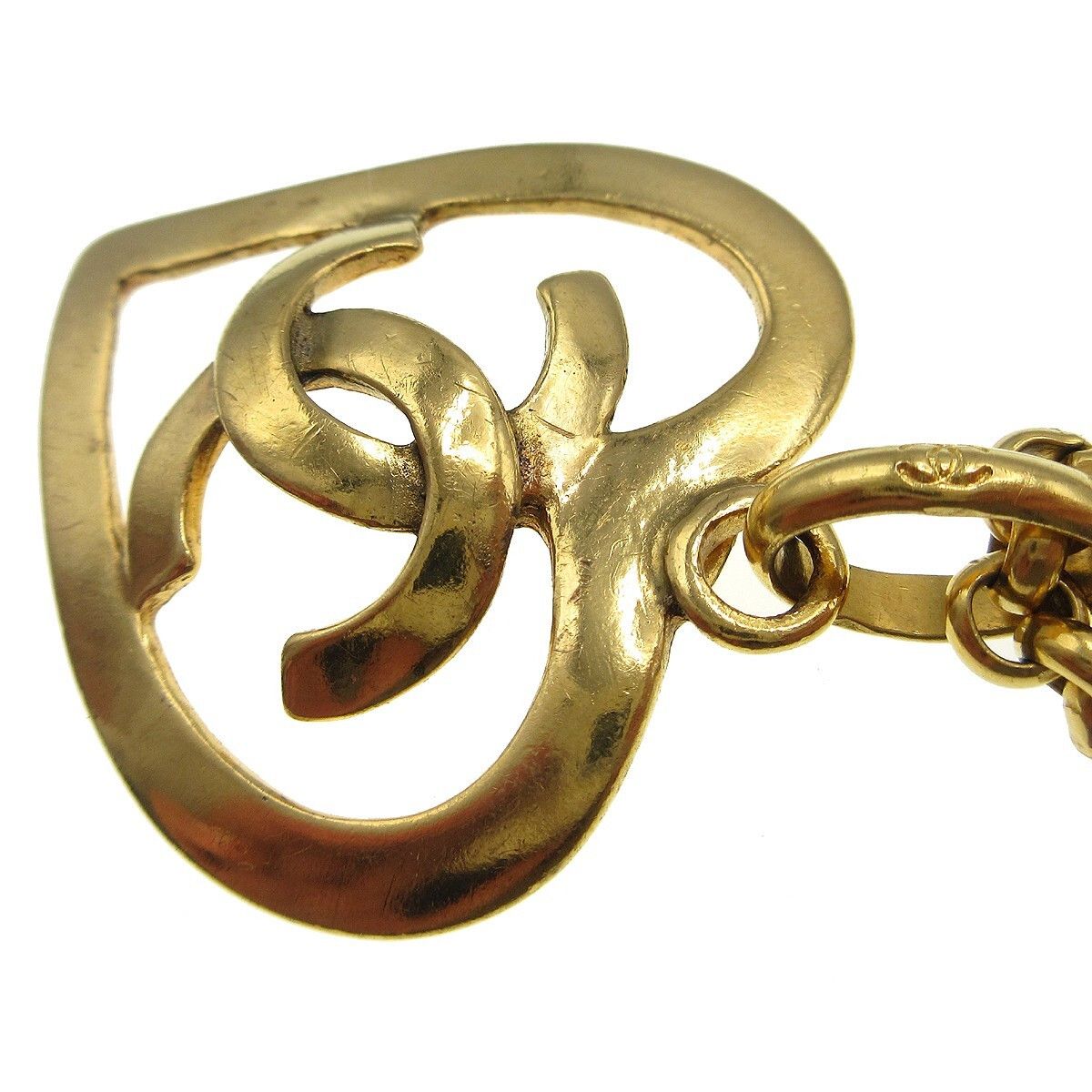 Chanel Chanel CC Heart Pendant Metal Size ONE SIZE - 5 Thumbnail