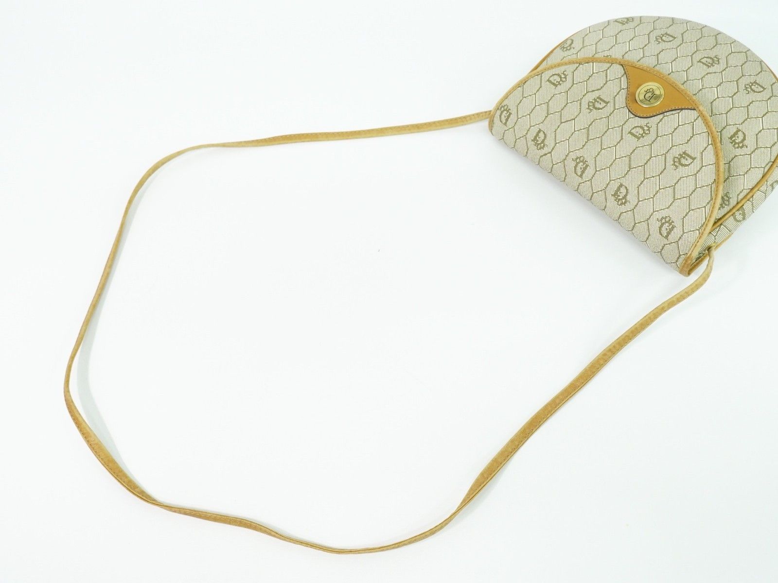 Dior Christian Dior Vintage Honeycomb Shoulder Bag Canvas Size ONE SIZE - 5 Thumbnail
