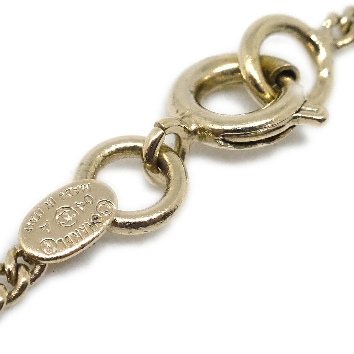 Chanel Chanel CC Pendant Necklace Multicolor Crystal Embellished Metal Size ONE SIZE - 4 Thumbnail