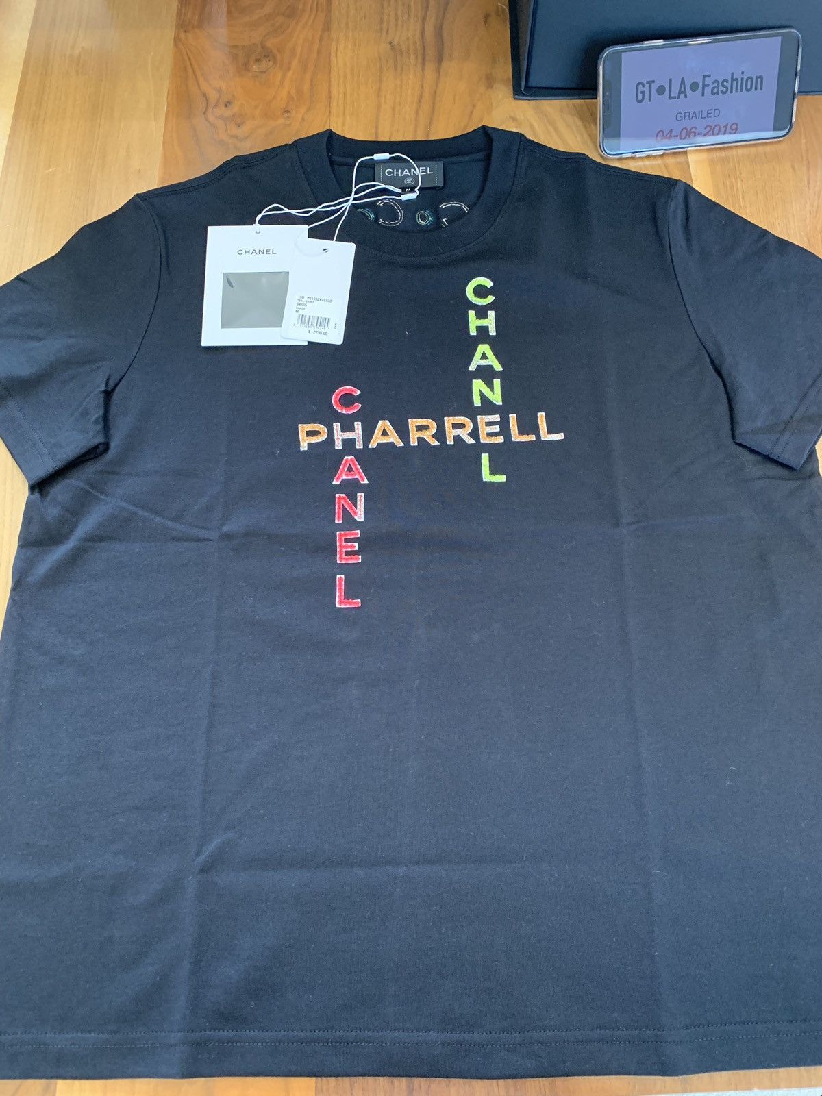 Chanel pharrell t on sale shirt