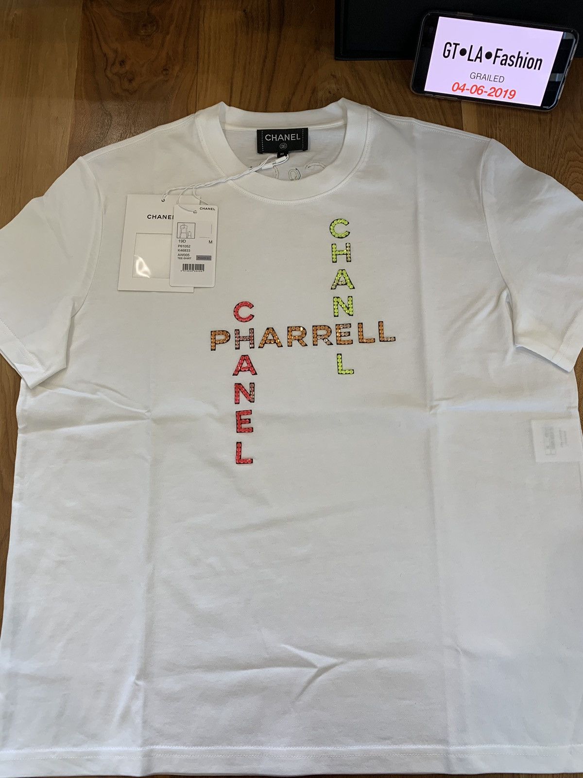 Chanel Chanel X Pharrell Medium T-Shirt | Grailed