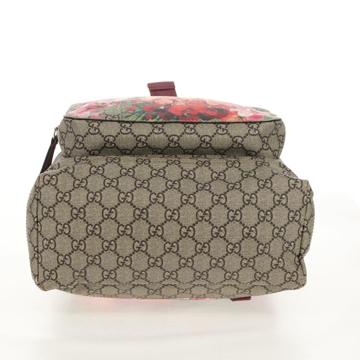 Gucci Gucci Buckle Backpack Blooms Print GG Coated Canvas Size ONE SIZE - 19 Thumbnail