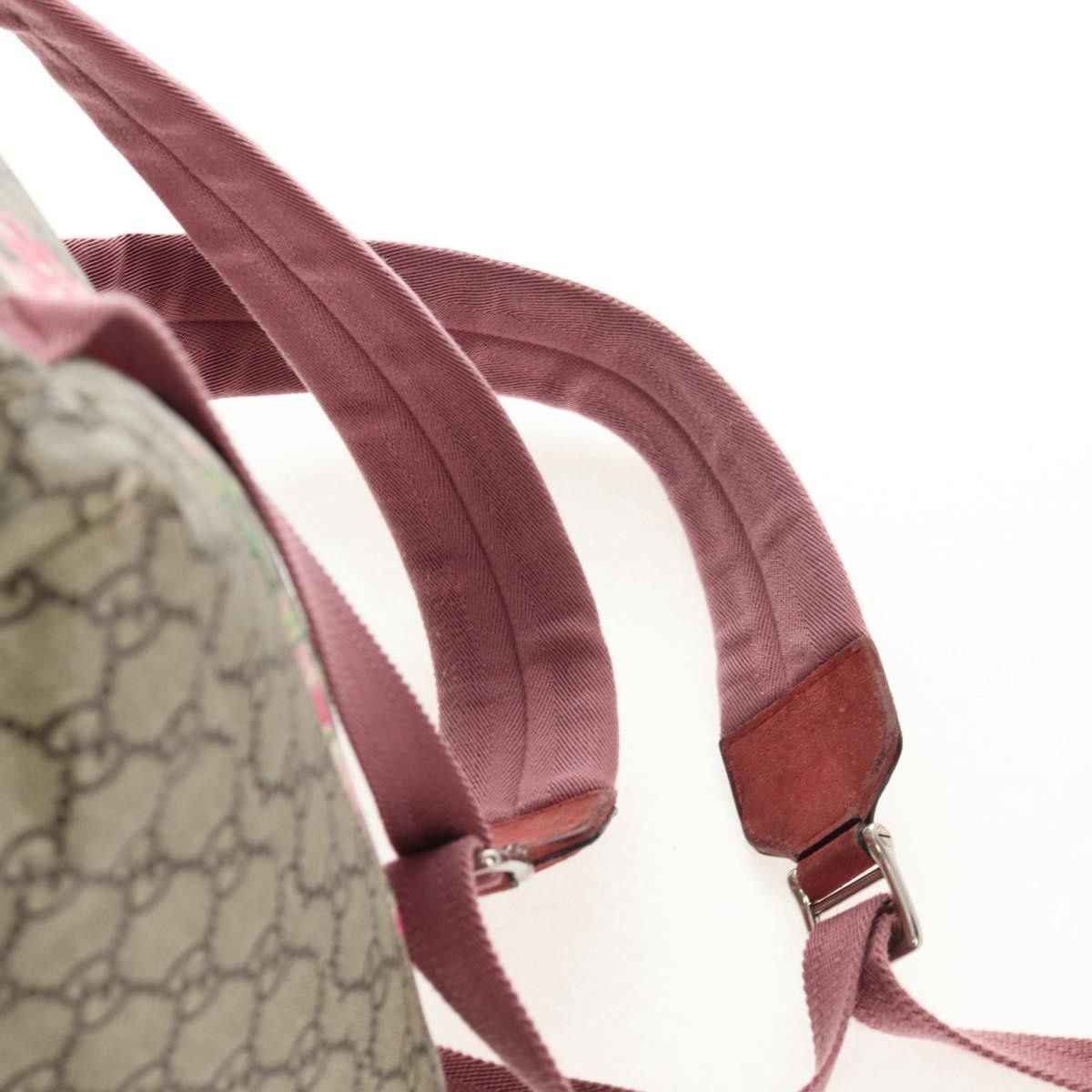 Gucci Gucci Buckle Backpack Blooms Print GG Coated Canvas Size ONE SIZE - 20 Thumbnail