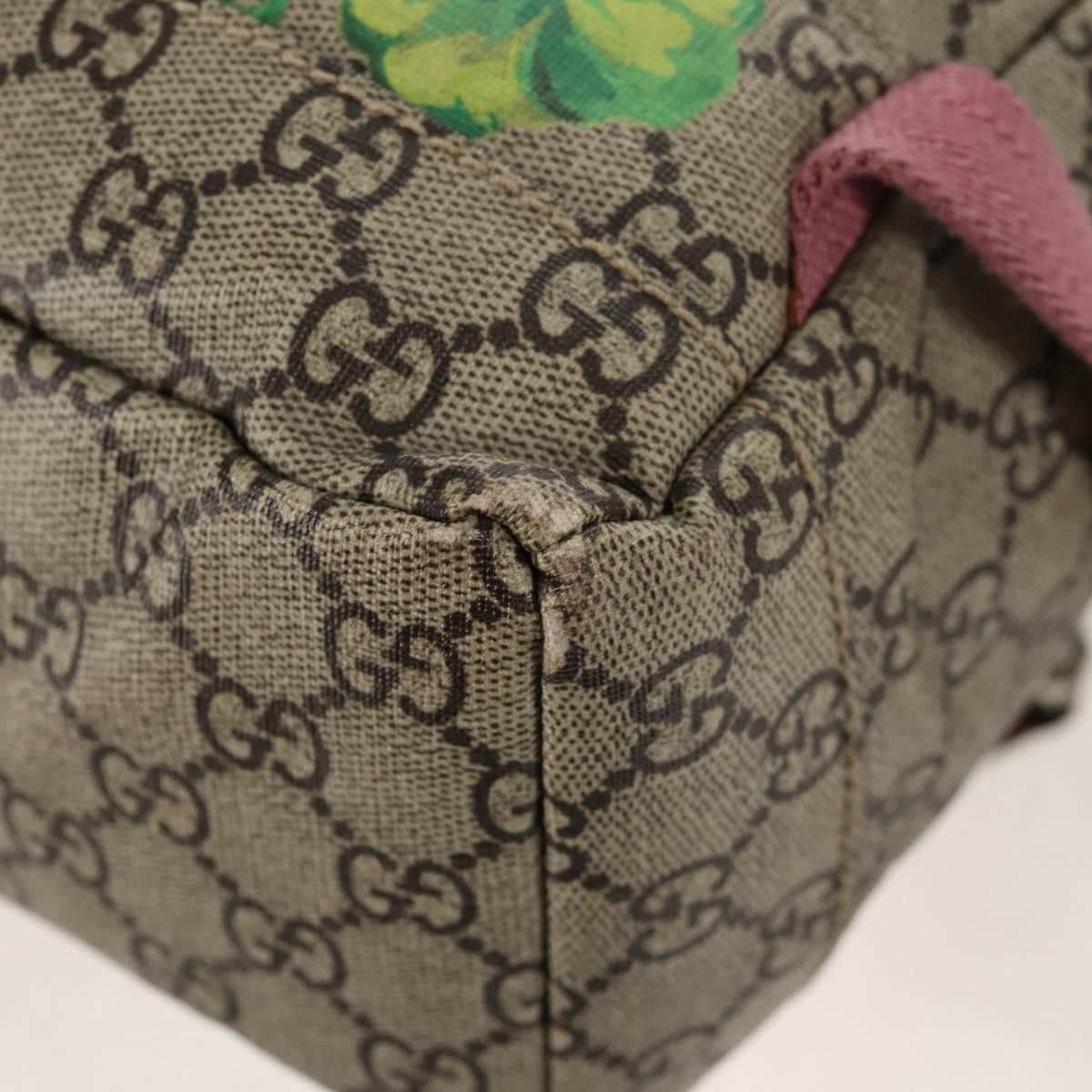 Gucci Gucci Buckle Backpack Blooms Print GG Coated Canvas Size ONE SIZE - 11 Thumbnail