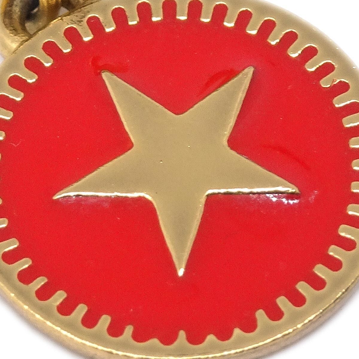 Chanel Chanel CC Star Dangle Metal with Enamel Size ONE SIZE - 2 Thumbnail