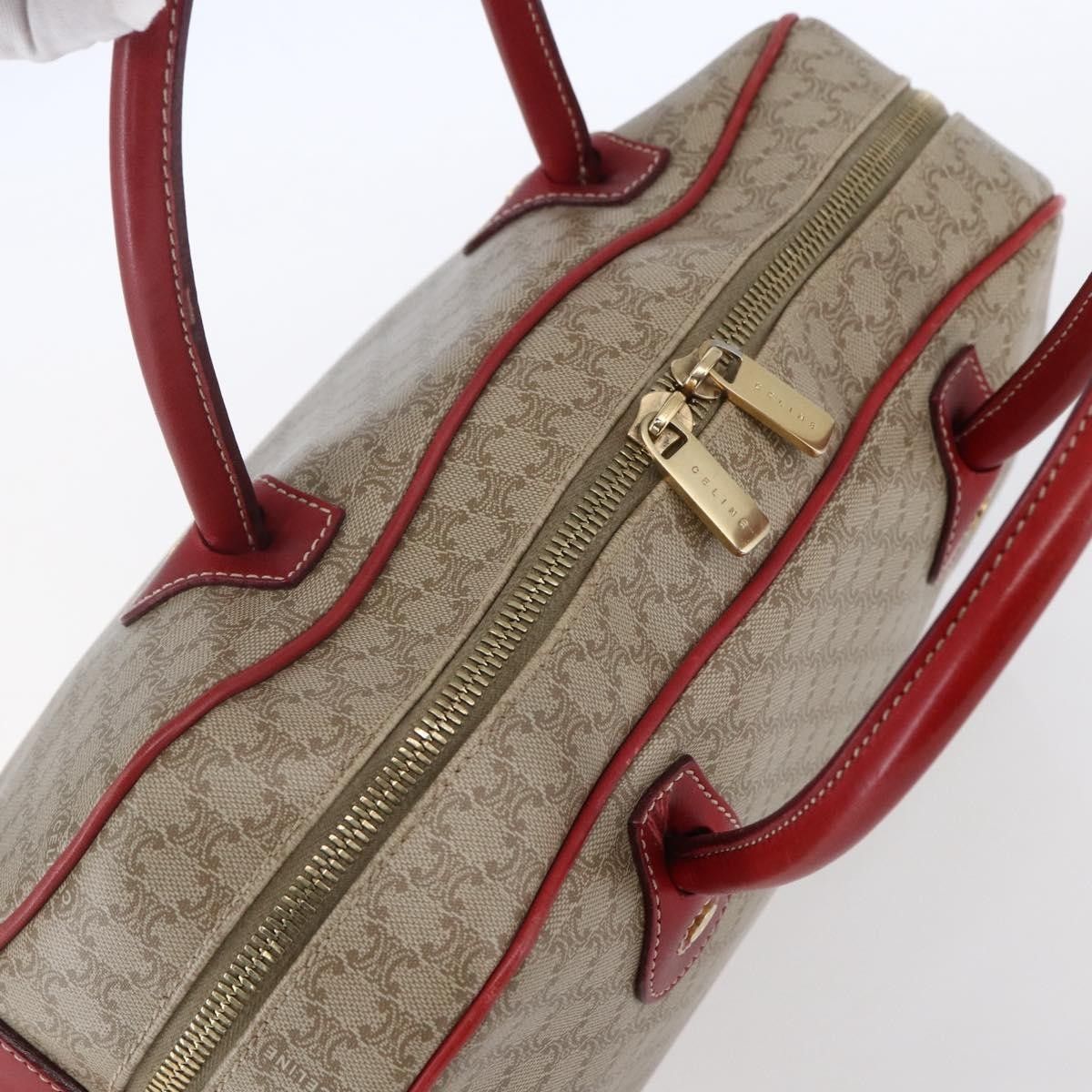 Celine Celine Vintage Macadam Handbag Canvas and Leather Size ONE SIZE - 16 Thumbnail