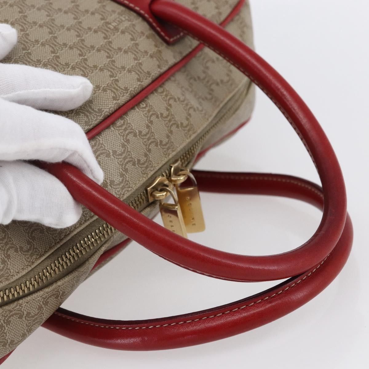 Celine Celine Vintage Macadam Handbag Canvas and Leather Size ONE SIZE - 8 Thumbnail