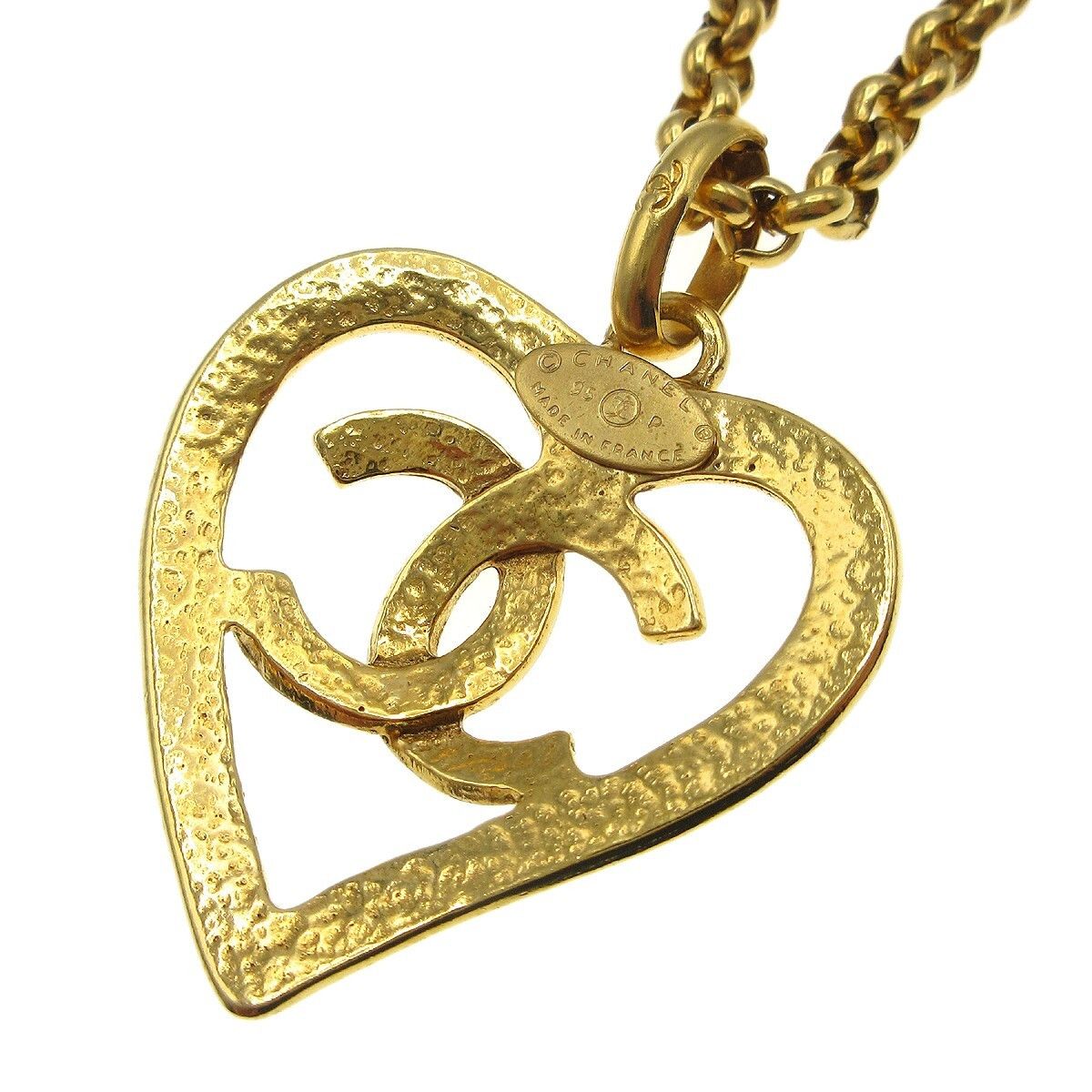Chanel Chanel CC Heart Pendant Metal Size ONE SIZE - 4 Thumbnail