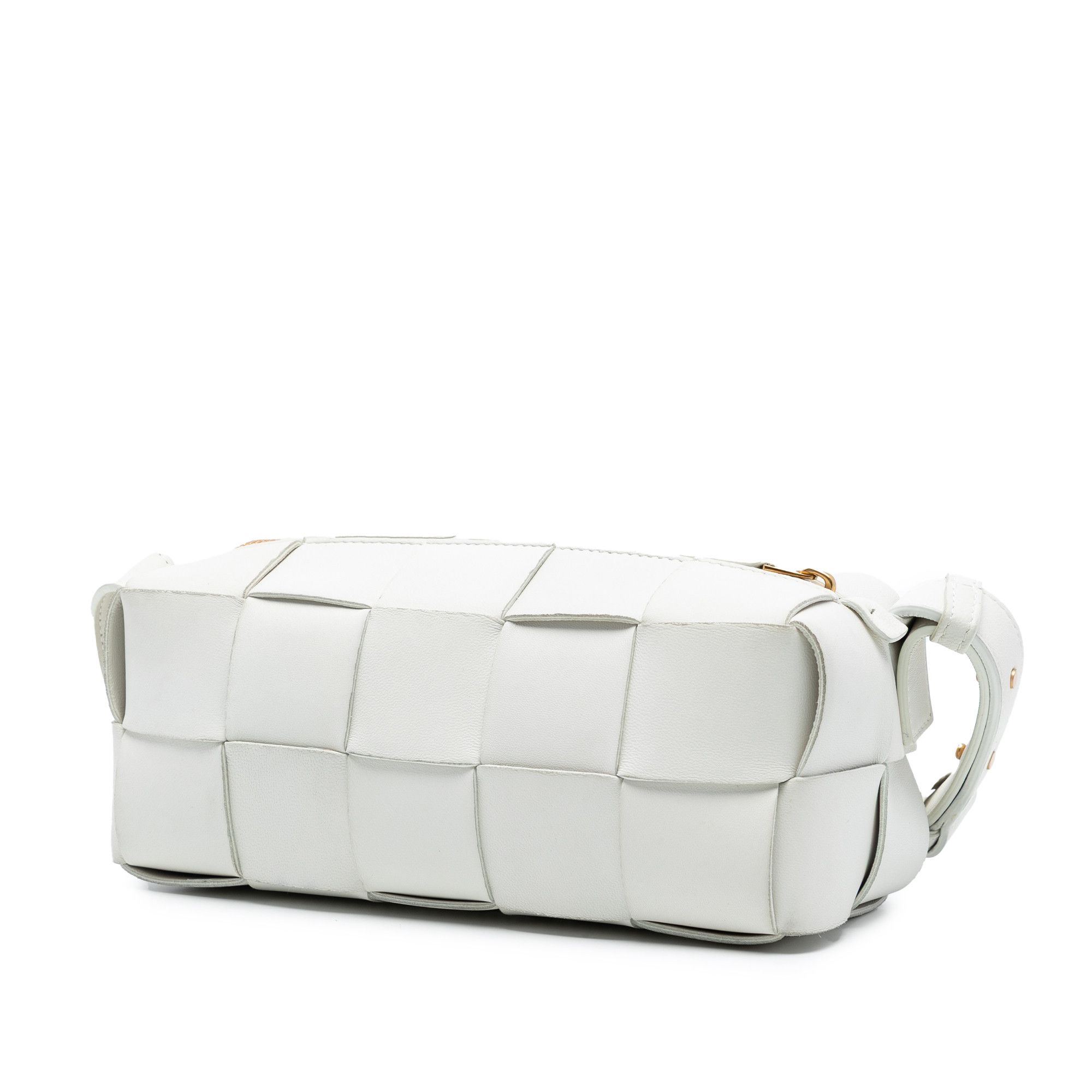 Bottega Veneta Bottega Veneta Small Lambskin Intrecciato Brick Cassette Size ONE SIZE - 2 Thumbnail