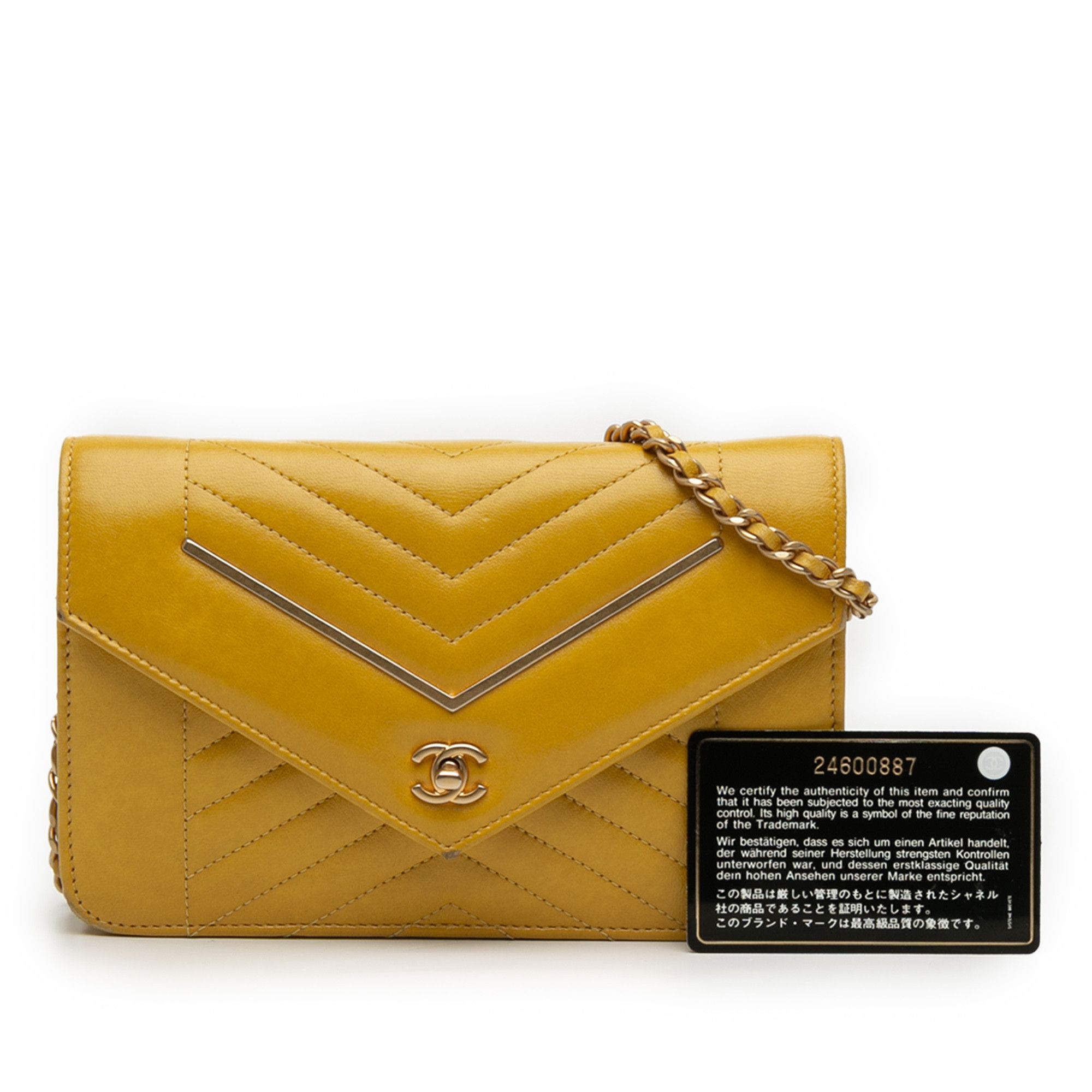 Chanel Chanel Small Reversed Chevron Lambskin Flap Size ONE SIZE - 12 Thumbnail
