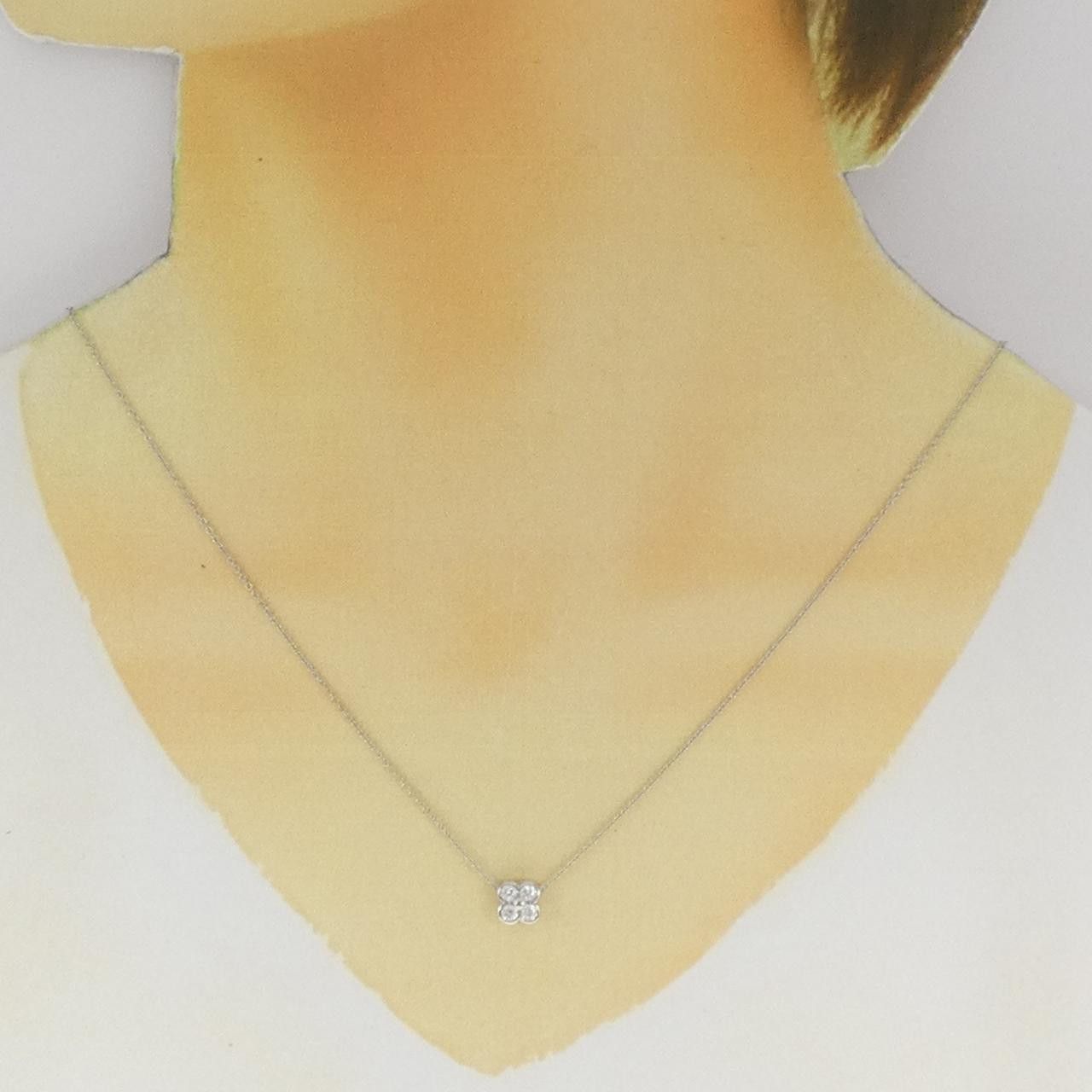 Tiffany & Co. Tiffany & Co. Tiffany 4 Bezel Platinum Necklace Metal Necklace 275460 DUTY FREE for USA Size ONE SIZE - 6 Thumbnail