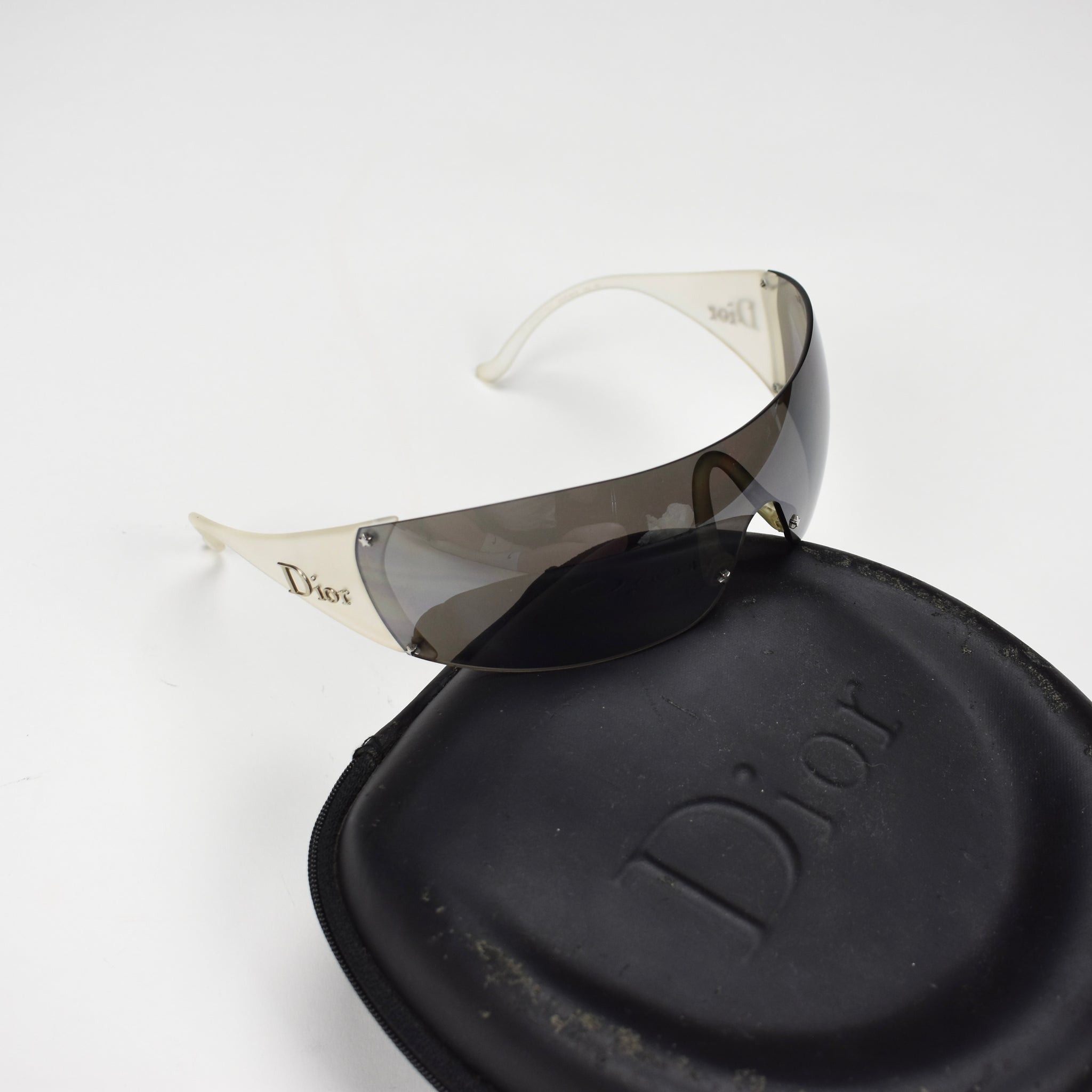 Dior × John Galliano DIOR SKI 5 Vintage Shield Sunglasses John Galliano Y2K Size ONE SIZE - 14 Thumbnail