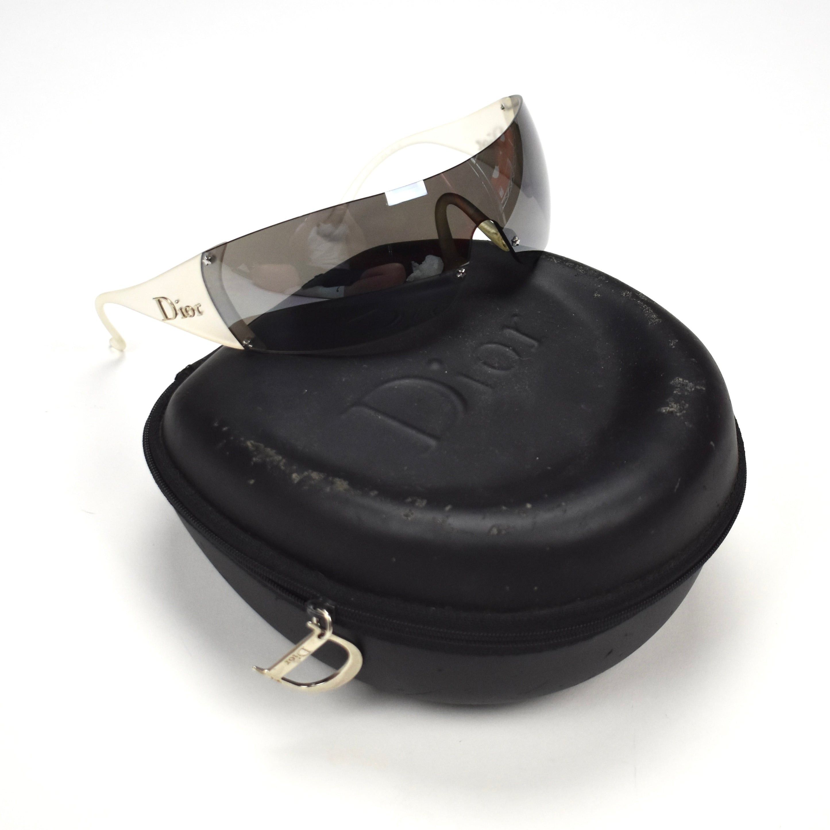 Dior × John Galliano DIOR SKI 5 Vintage Shield Sunglasses John Galliano Y2K Size ONE SIZE - 2 Thumbnail