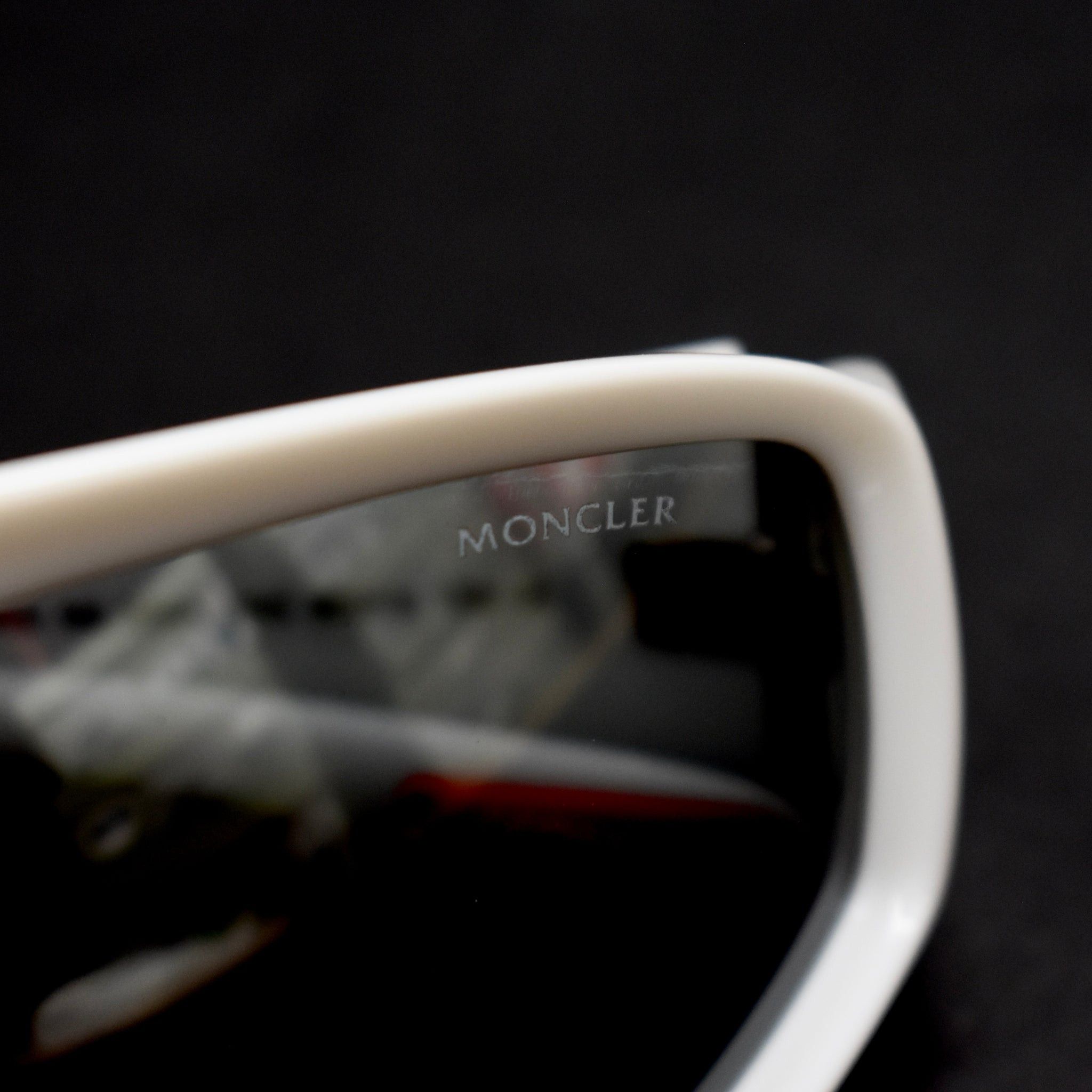 Moncler Moncler Pentagra Sport Sunglasses White Gray Mirror Size ONE SIZE - 8 Thumbnail