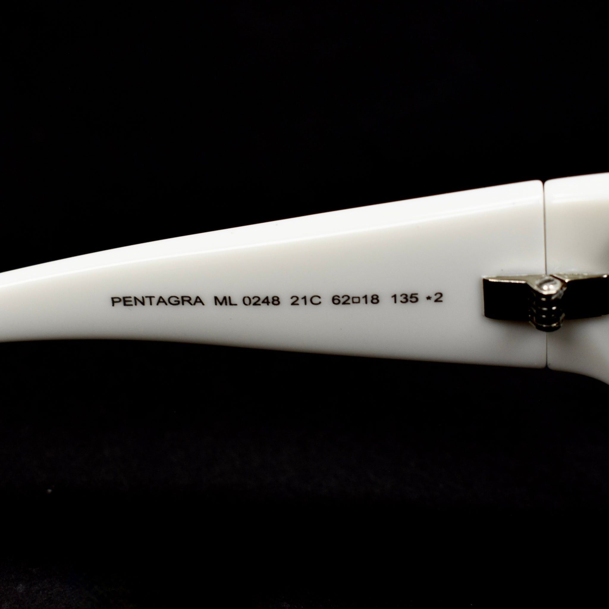 Moncler Moncler Pentagra Sport Sunglasses White Gray Mirror Size ONE SIZE - 11 Thumbnail