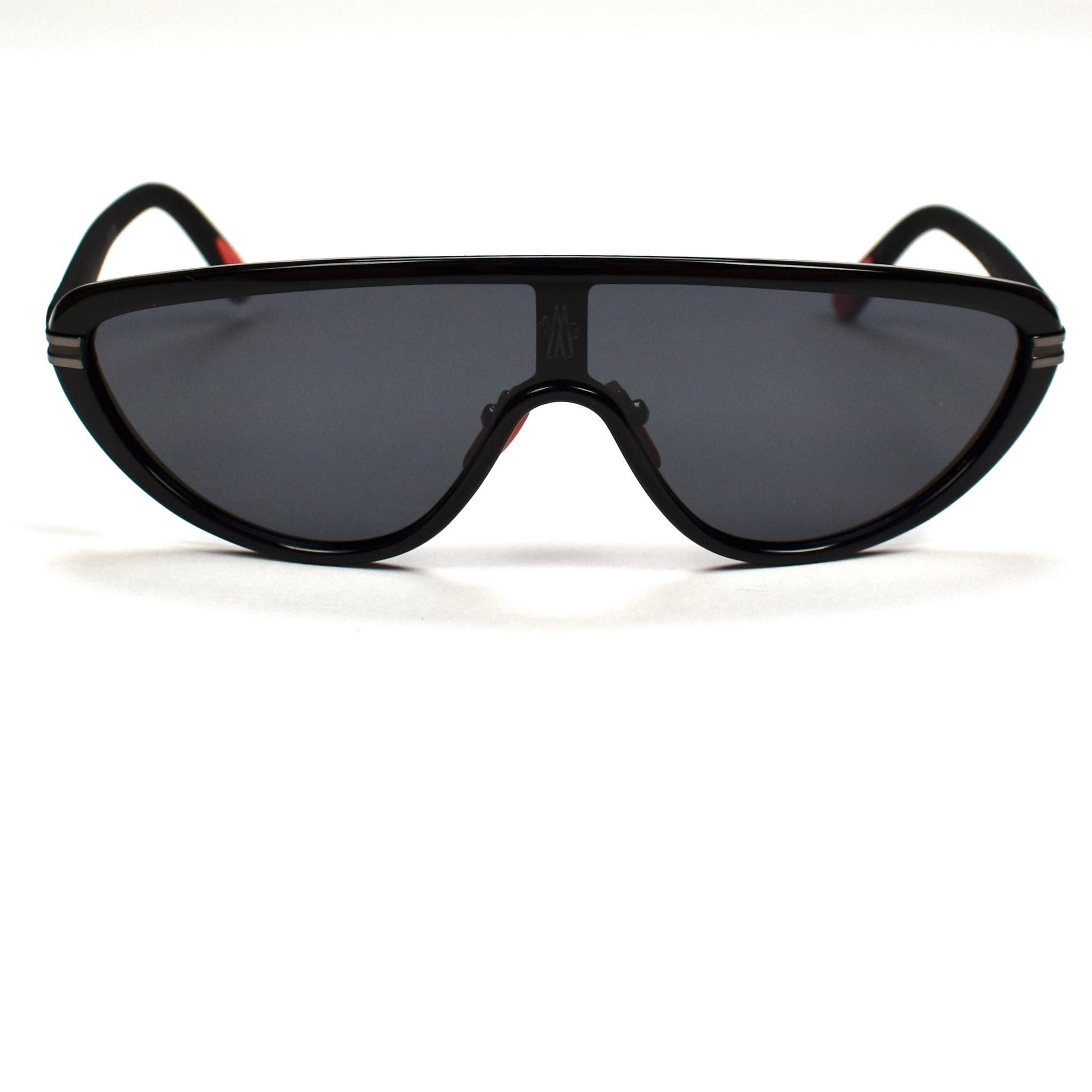 Moncler Moncler Vitesse Shield Sunglasses Black Gray Size ONE SIZE - 3 Thumbnail