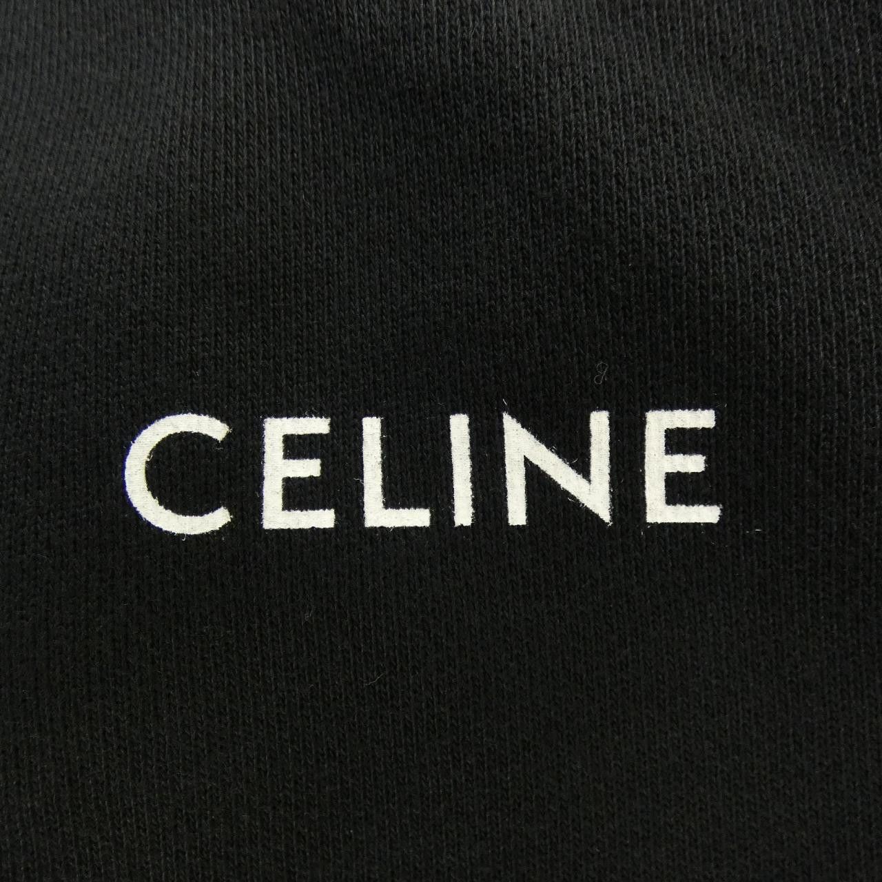 Celine Celine Celine CELINE Loose Hoodie Hoodie Cotton Sweatshirts & Hoodies 2Y958670Q DUTY FREE for USA Size ONE SIZE - 7 Thumbnail