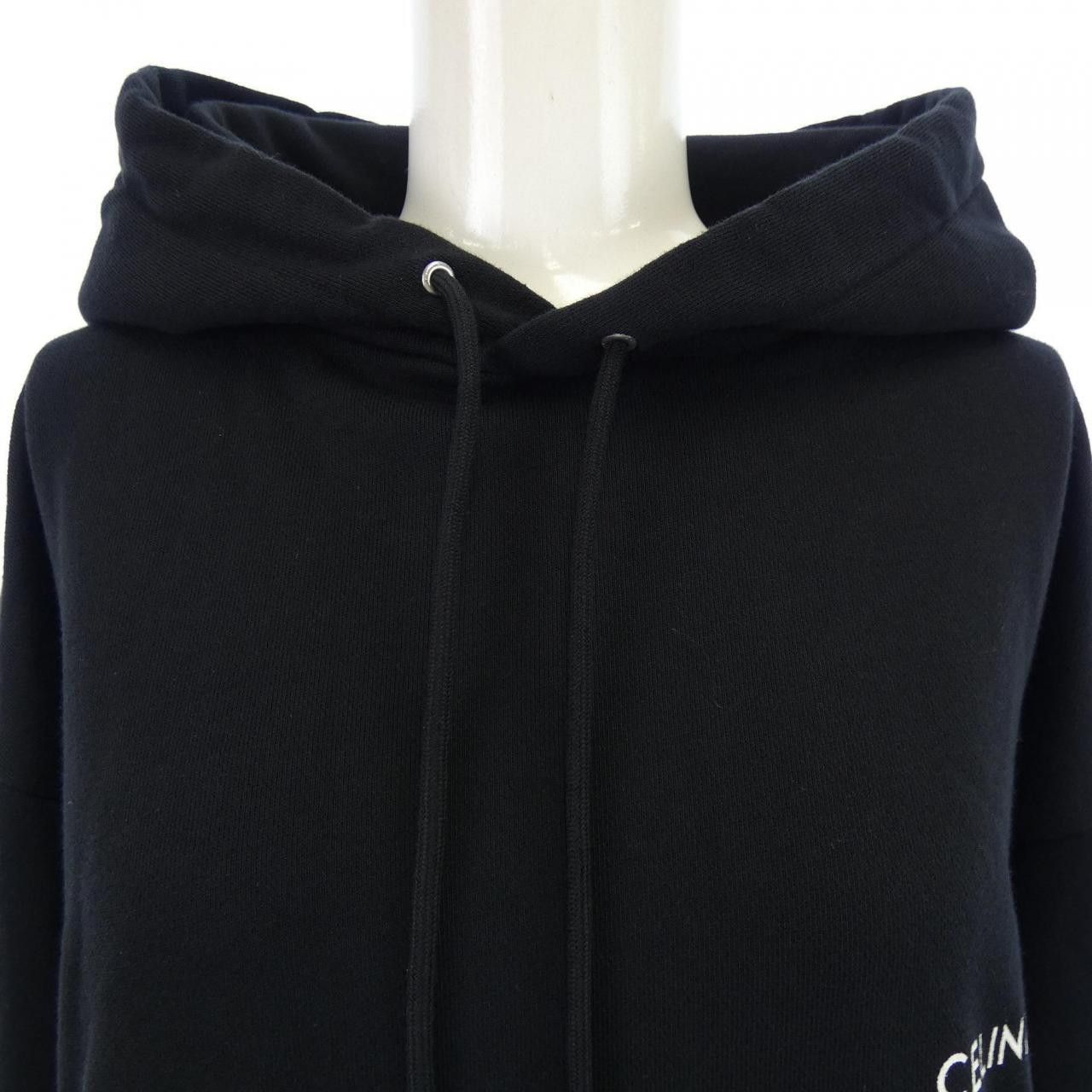 Celine Celine Celine CELINE Loose Hoodie Hoodie Cotton Sweatshirts & Hoodies 2Y958670Q DUTY FREE for USA Size ONE SIZE - 5 Thumbnail