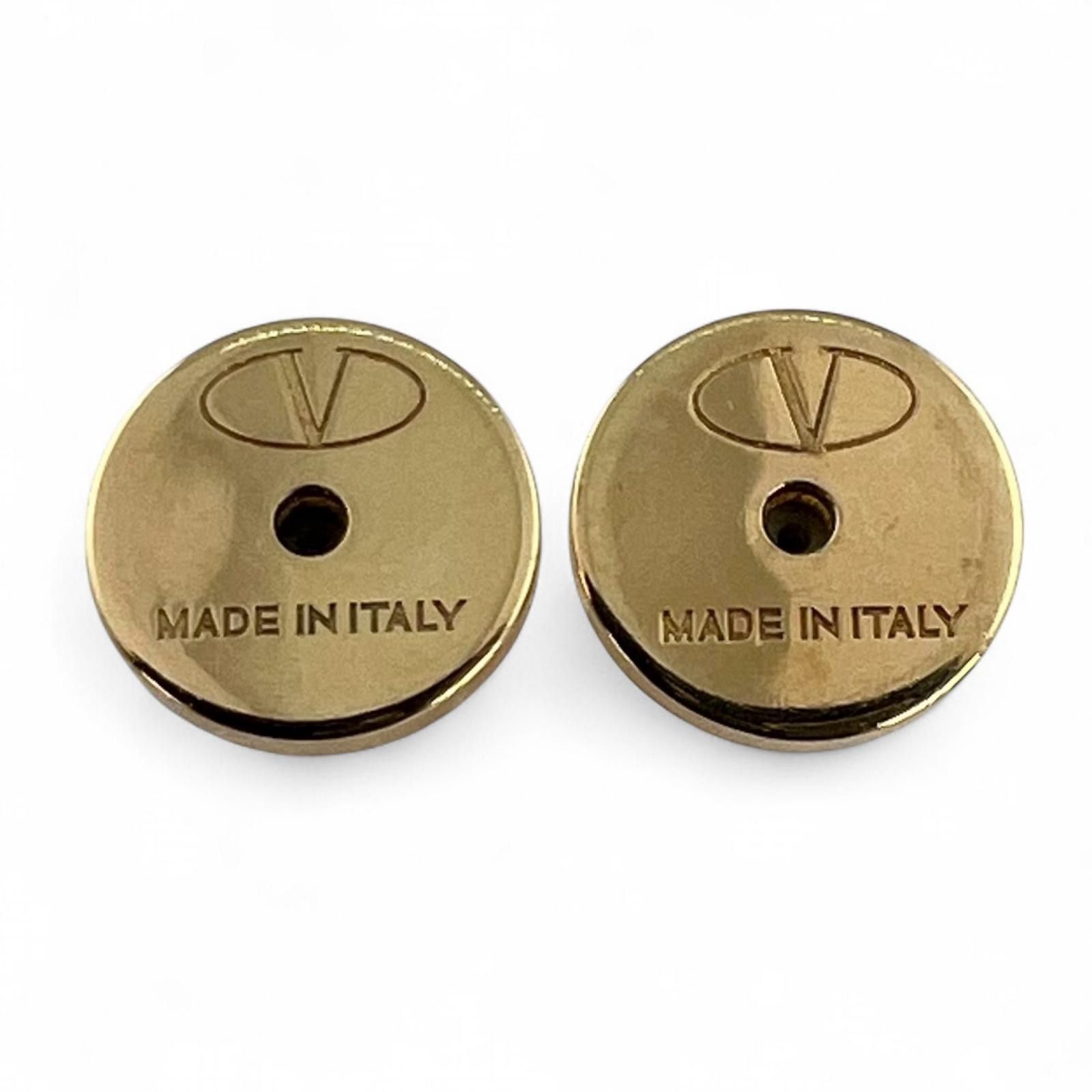 Valentino Valentino Valentino Garavani Pierce V Logo Signature Earrings Metal Earrings ZW2J0G76MET DUTY FREE for USA Size ONE SIZE - 5 Thumbnail