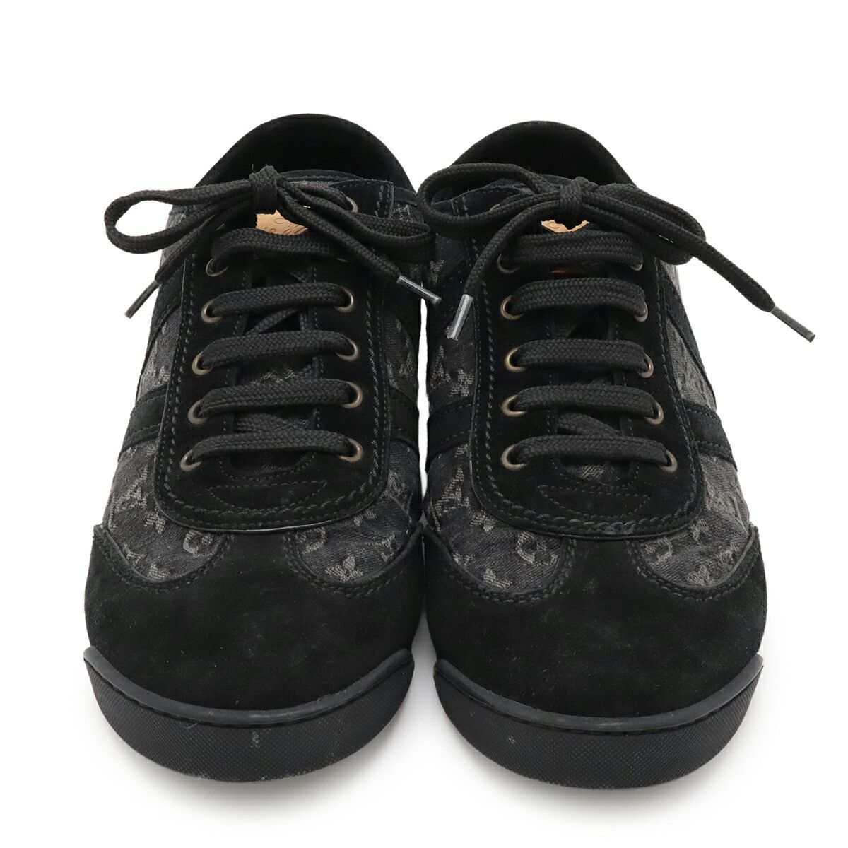 Louis Vuitton Louis Vuitton Louis Vuitton Monogram Denim Sneakers Denim Shoes DUTY FREE for USA Size ONE SIZE - 4 Thumbnail