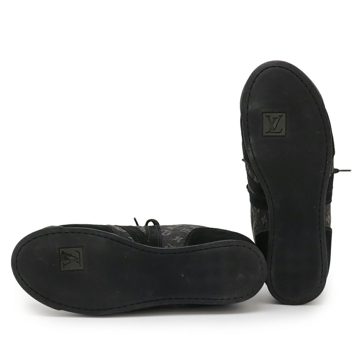Louis Vuitton Louis Vuitton Louis Vuitton Monogram Denim Sneakers Denim Shoes DUTY FREE for USA Size ONE SIZE - 5 Thumbnail