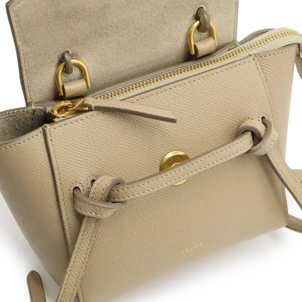 Celine Celine Belt Bag Leather 2way Bag Leather Shoulder Bag 194263 DUTY FREE for USA