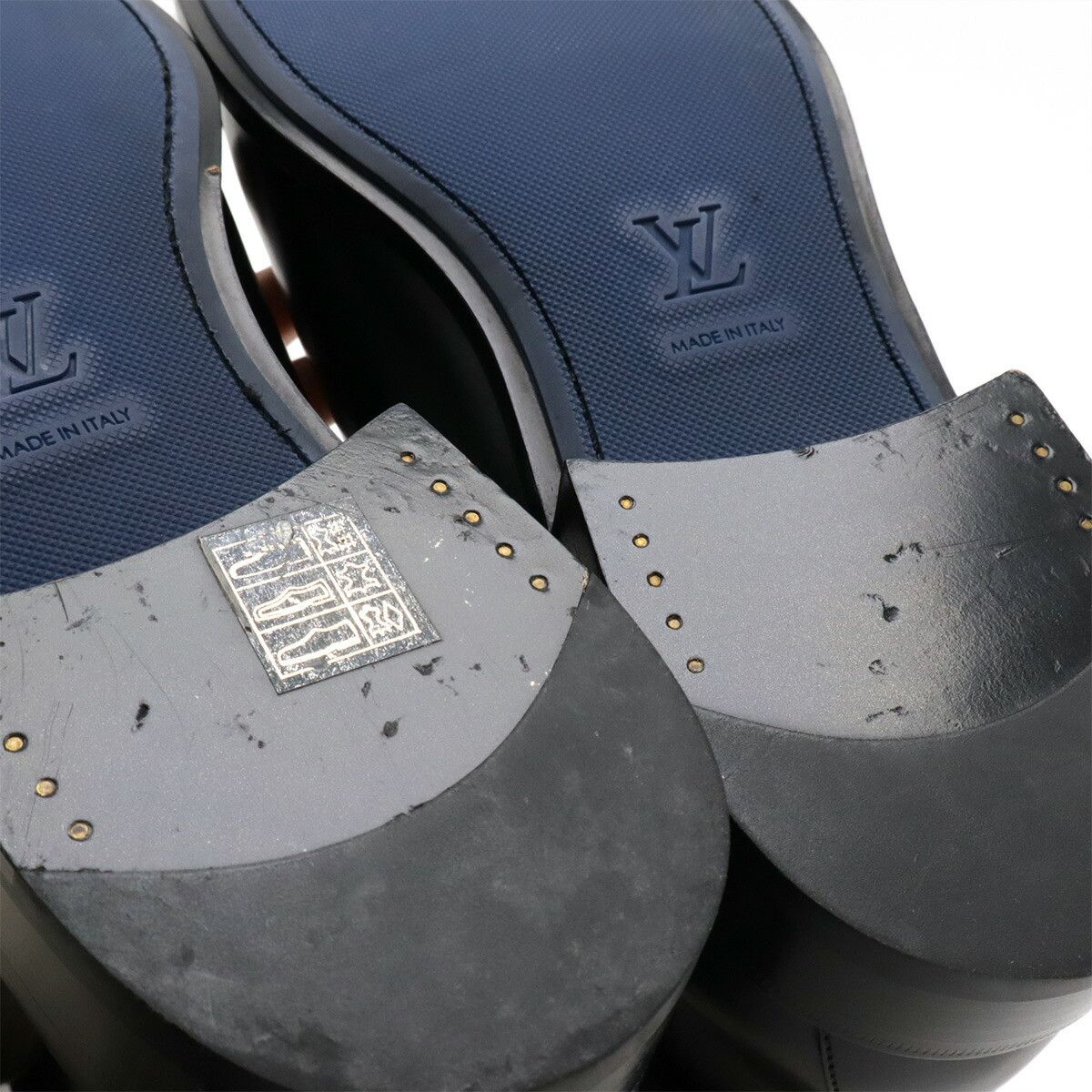 Louis Vuitton Louis Vuitton Louis Vuitton Damier Infini Leather Boots Leather Shoes DUTY FREE for USA Size ONE SIZE - 6 Thumbnail