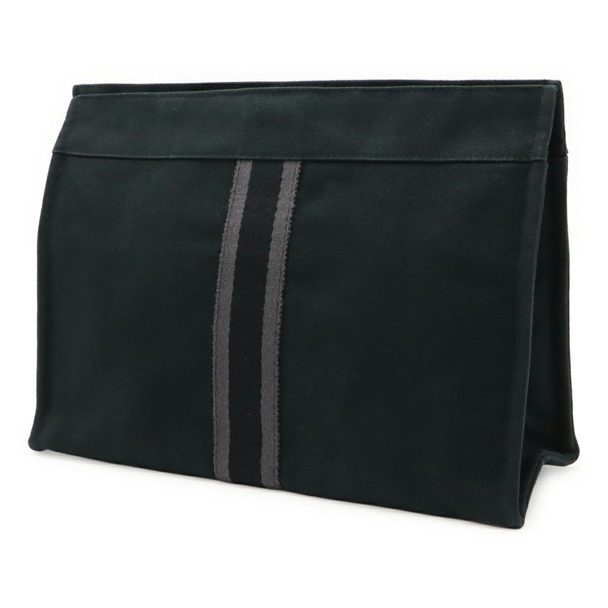 Hermes Hermes Hermes Herbag Canvas Leather 2way Clutch Bag Canvas Clutch Bag DUTY FREE for USA Size ONE SIZE - 2 Thumbnail